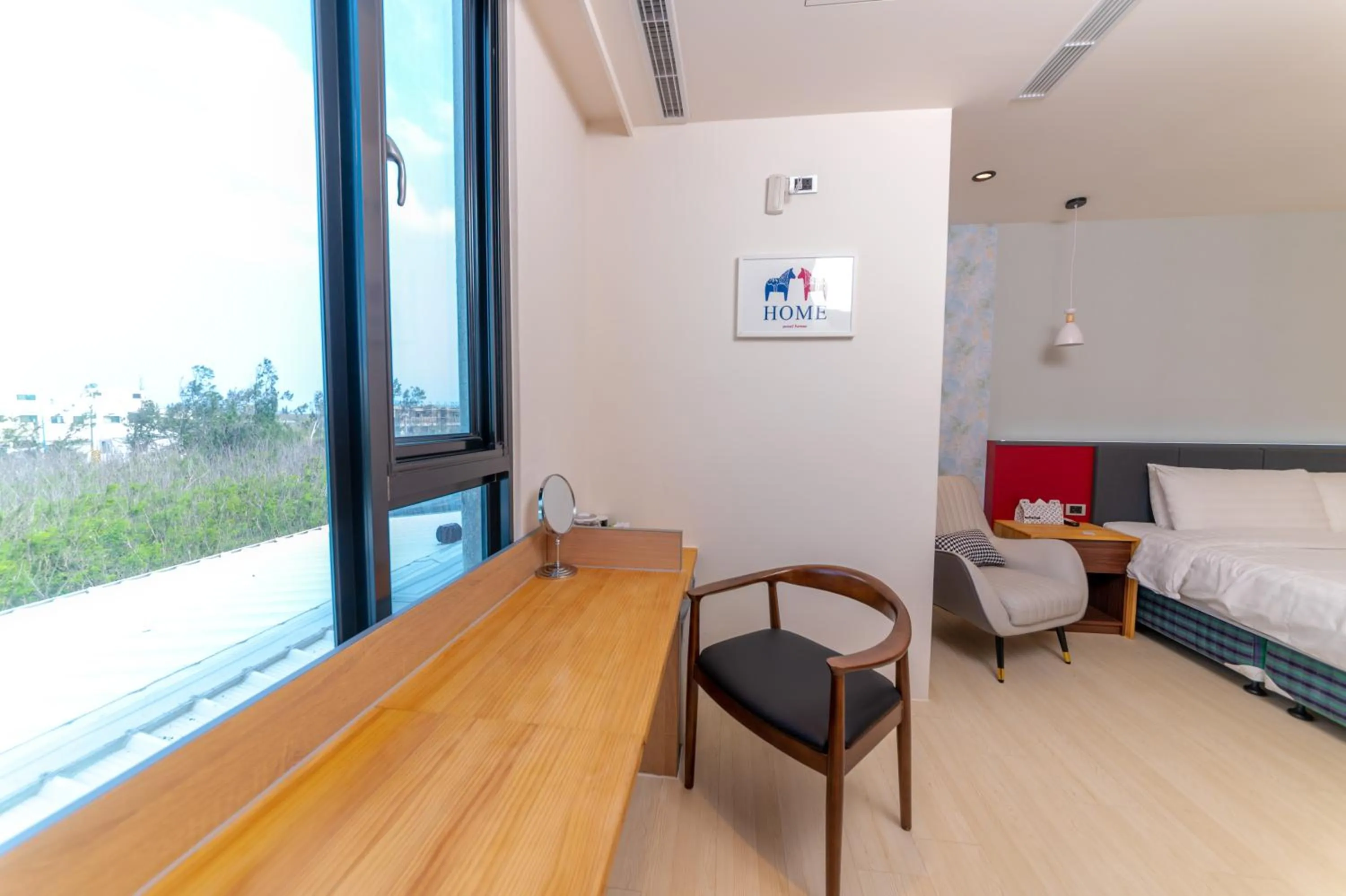 Bed in Sunshine Palm B&B