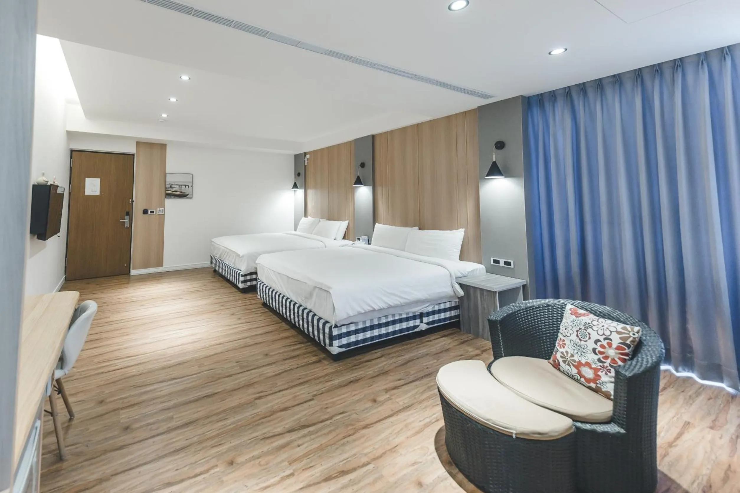 Bed in Sunshine Palm B&B