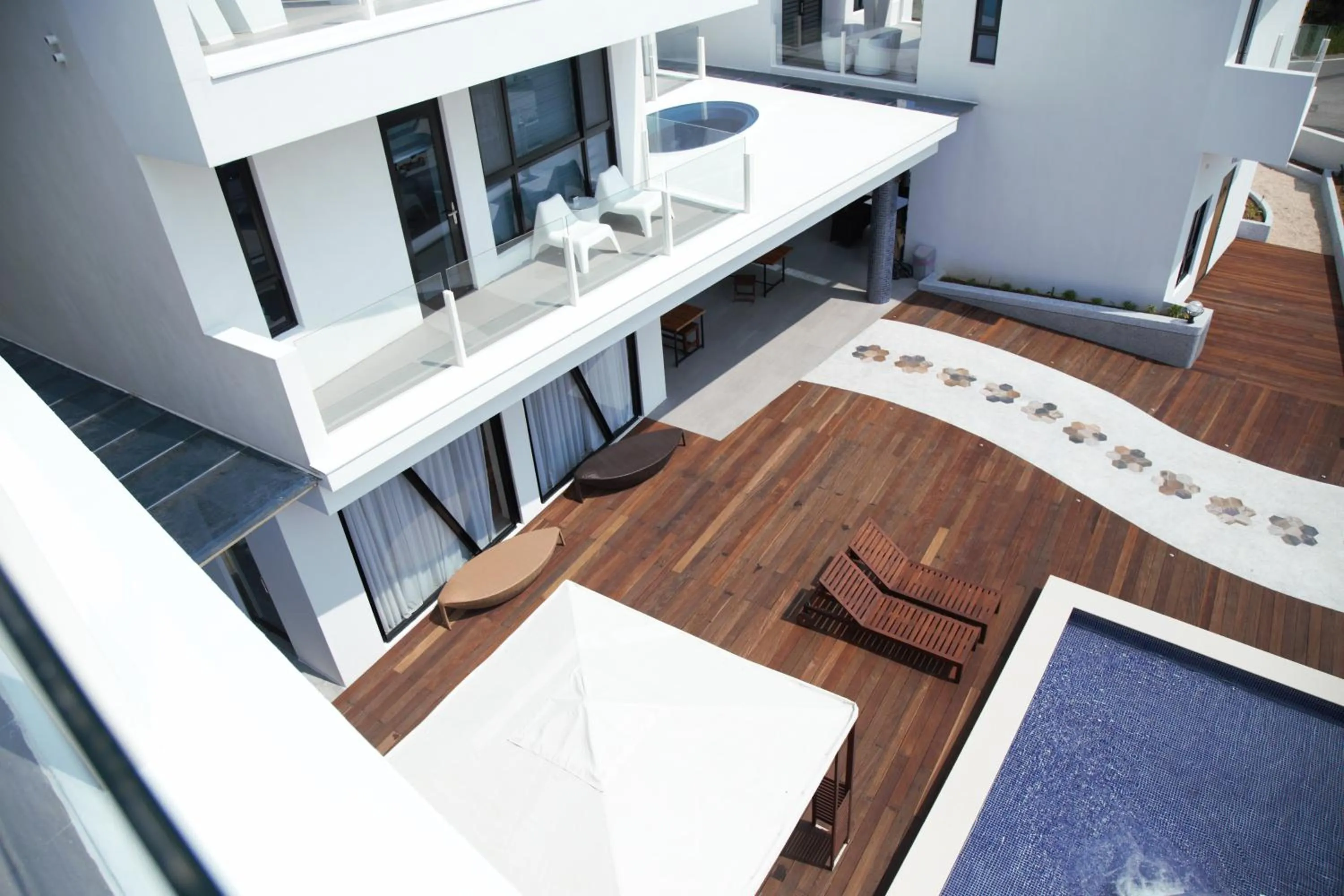 Bird's eye view in Sunshine Palm B&B