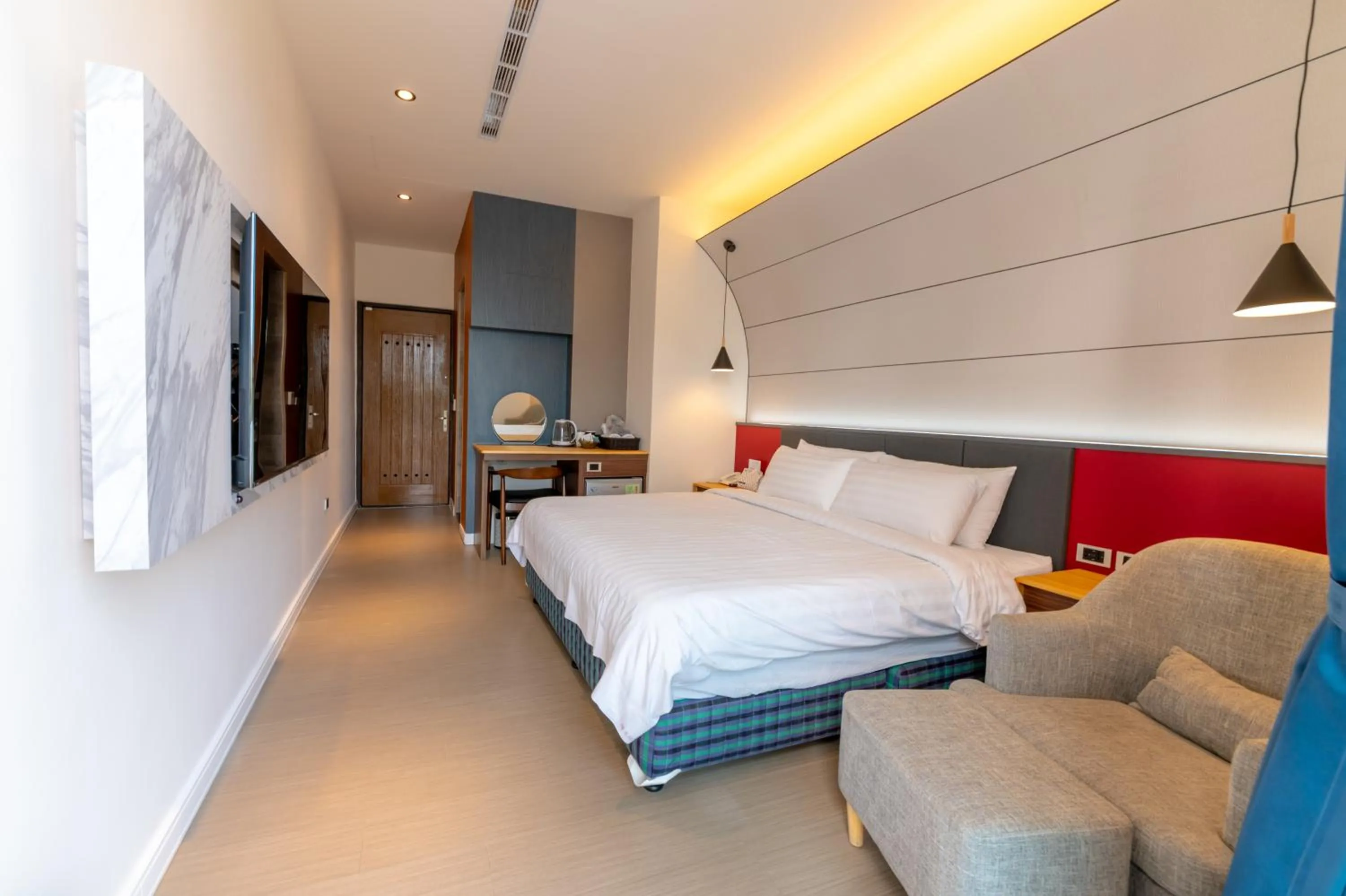 Bed in Sunshine Palm B&B