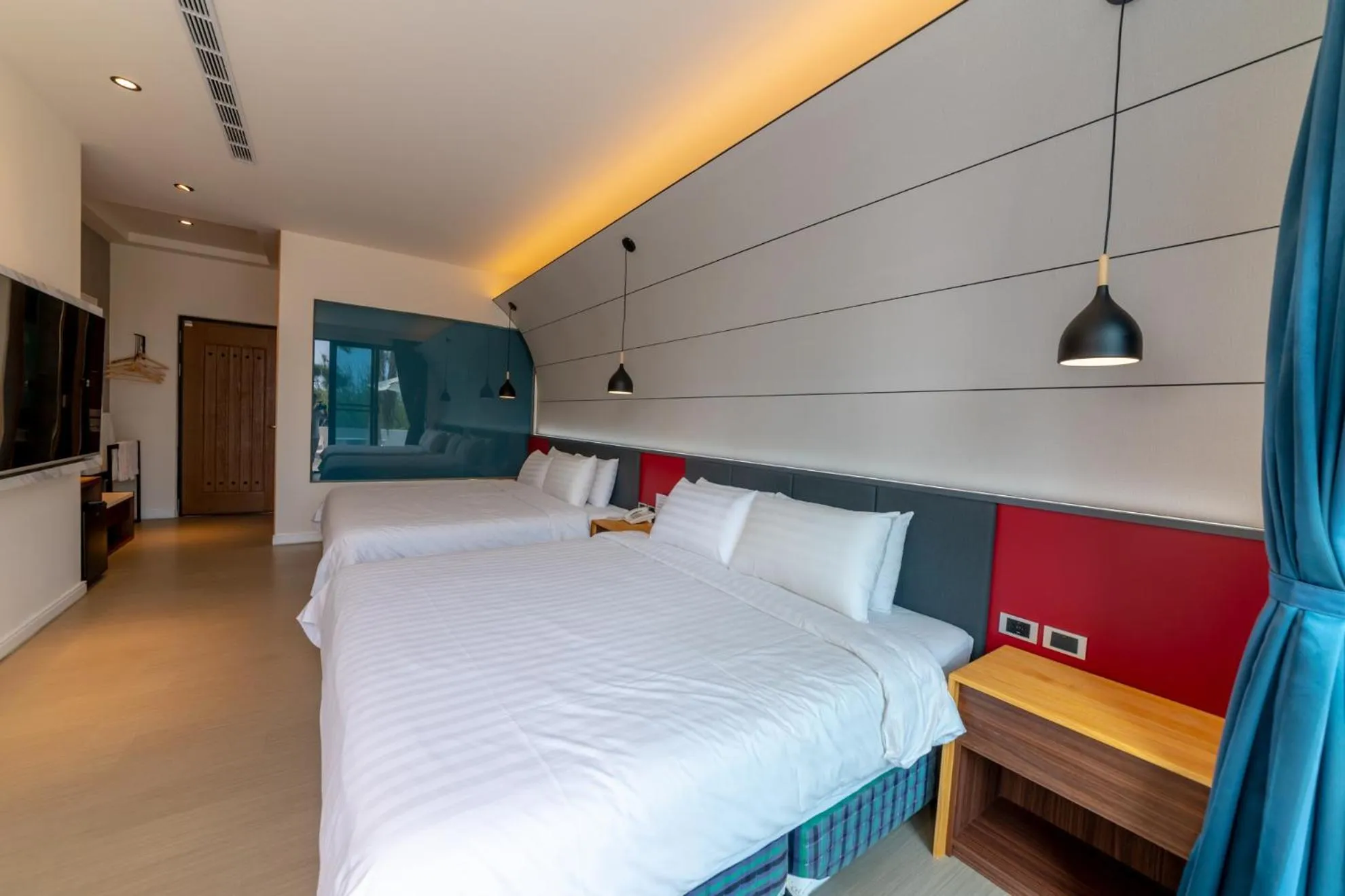 Bed in Sunshine Palm B&B