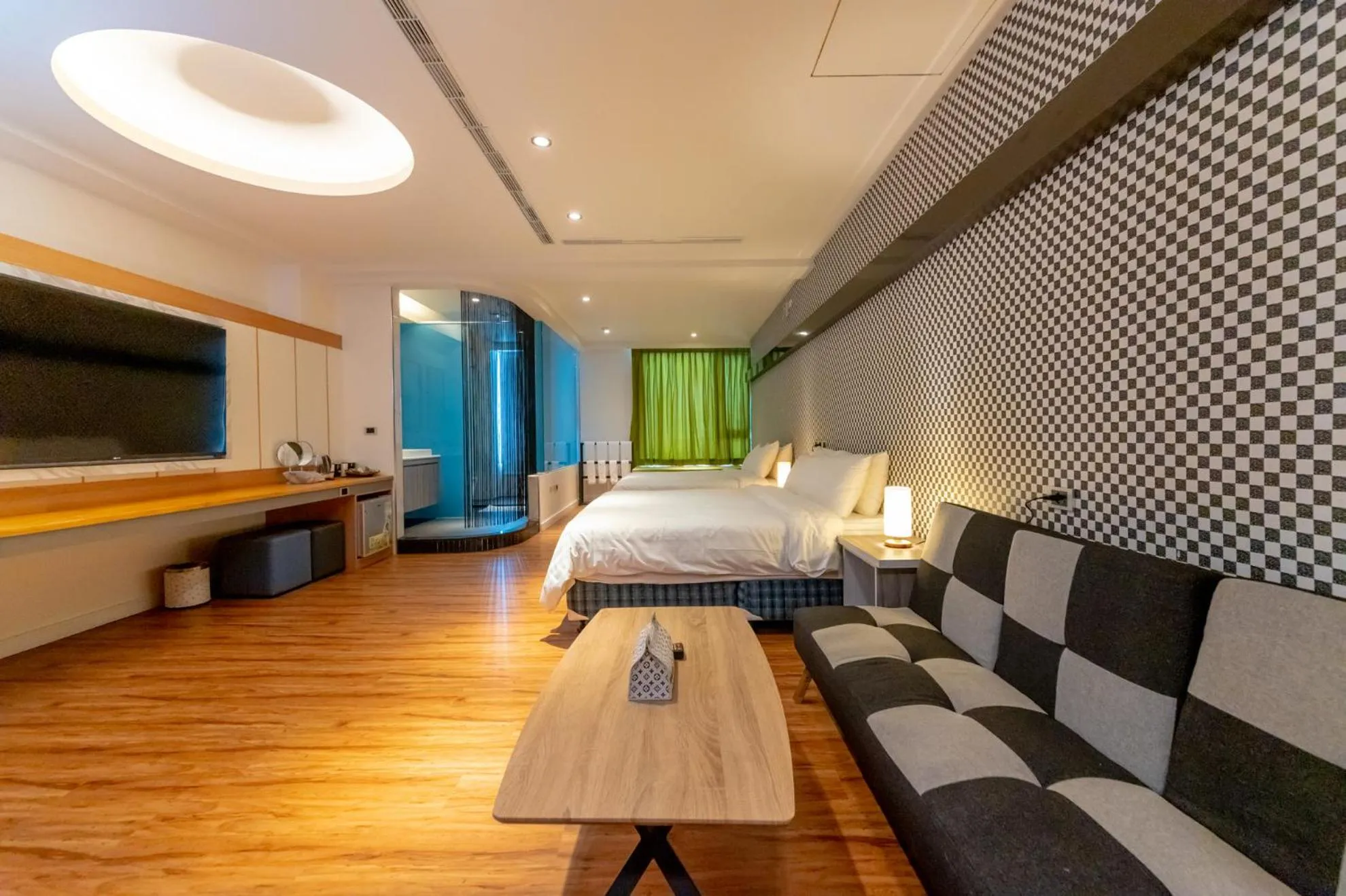 Bed in Sunshine Palm B&B