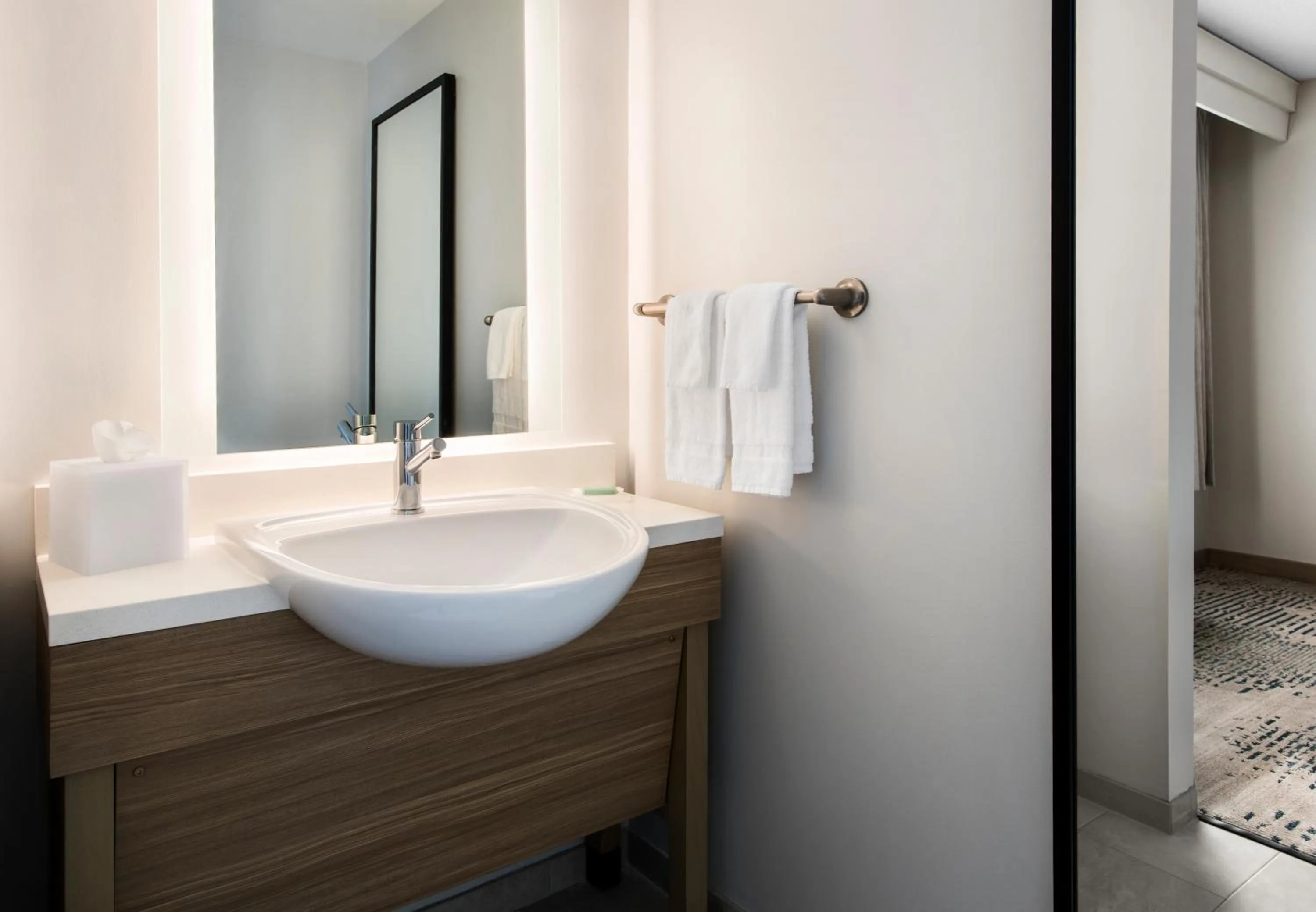 Bathroom in SpringHill Suites Pittsburgh Mills