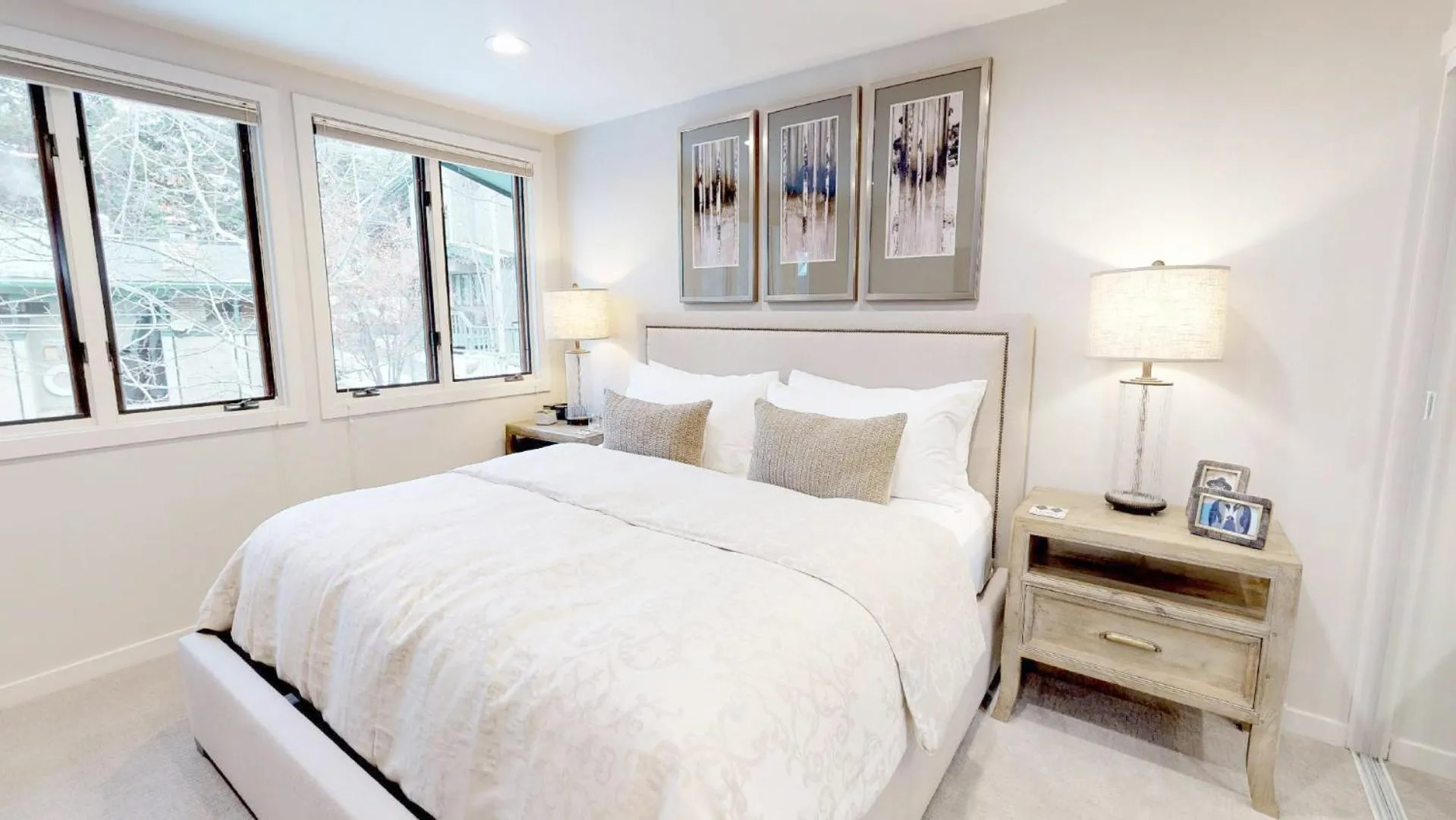 Bedroom, Bed in Tamarack Townhomes - CoralTree Residence Collection