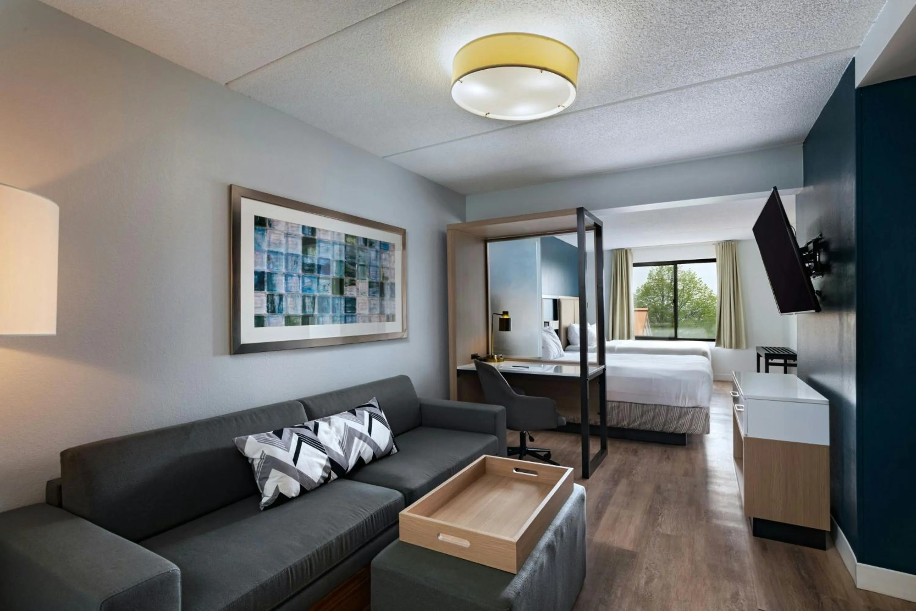 Bedroom, Bed in SpringHill Suites by Marriott Pittsburgh Washington