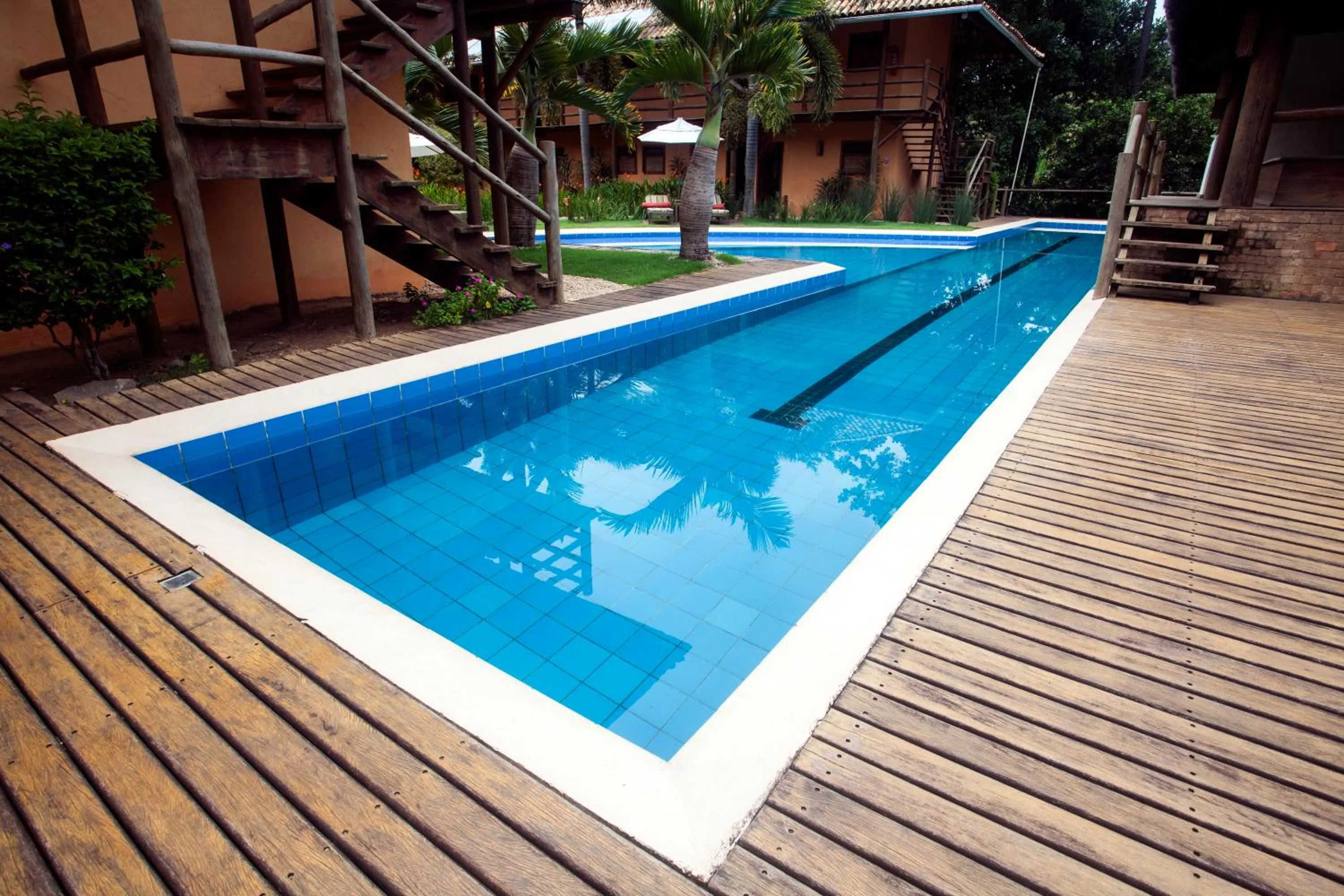 Swimming pool in Pousada Vila do Dengo