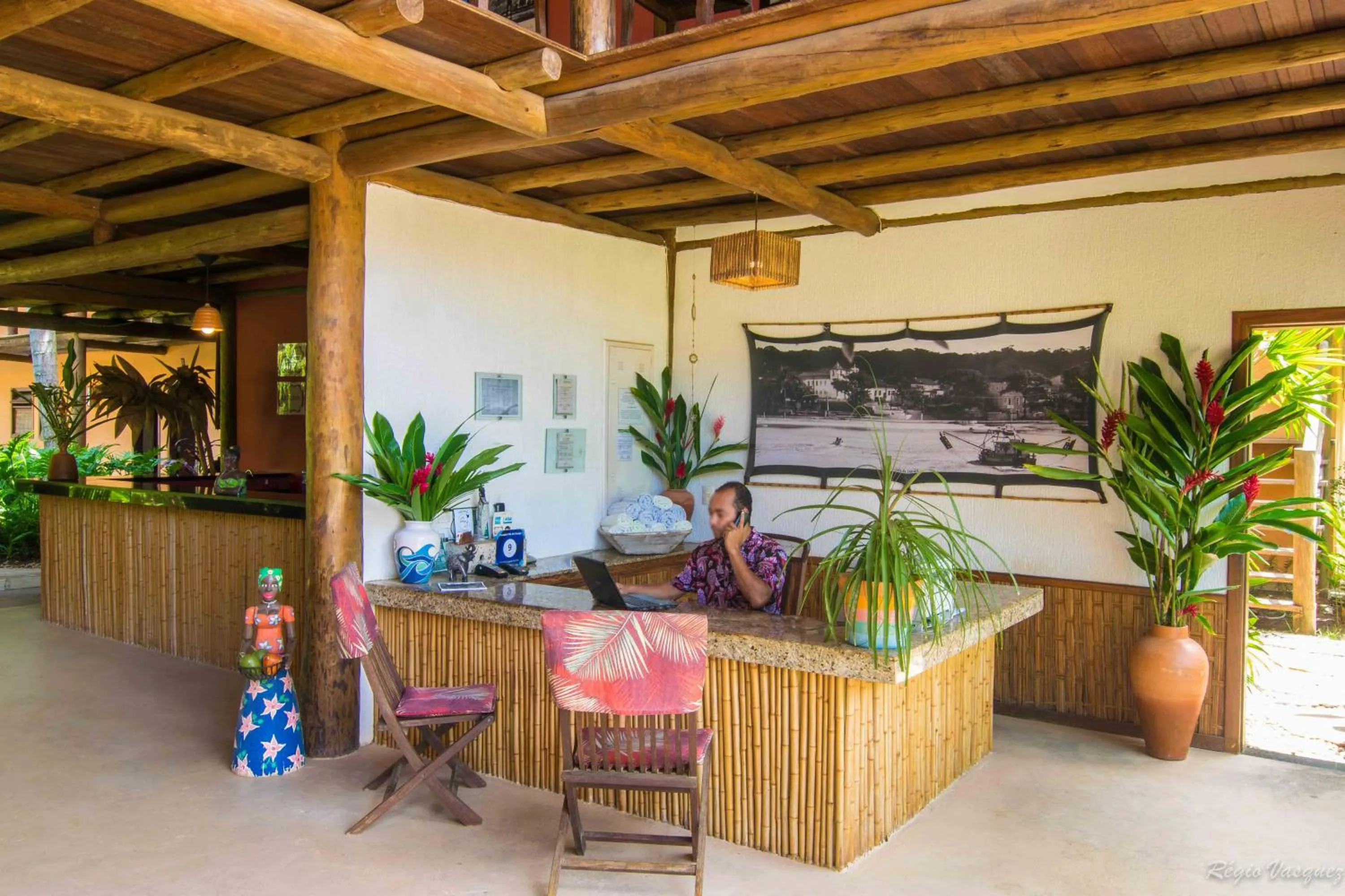 Lobby or reception in Pousada Vila do Dengo