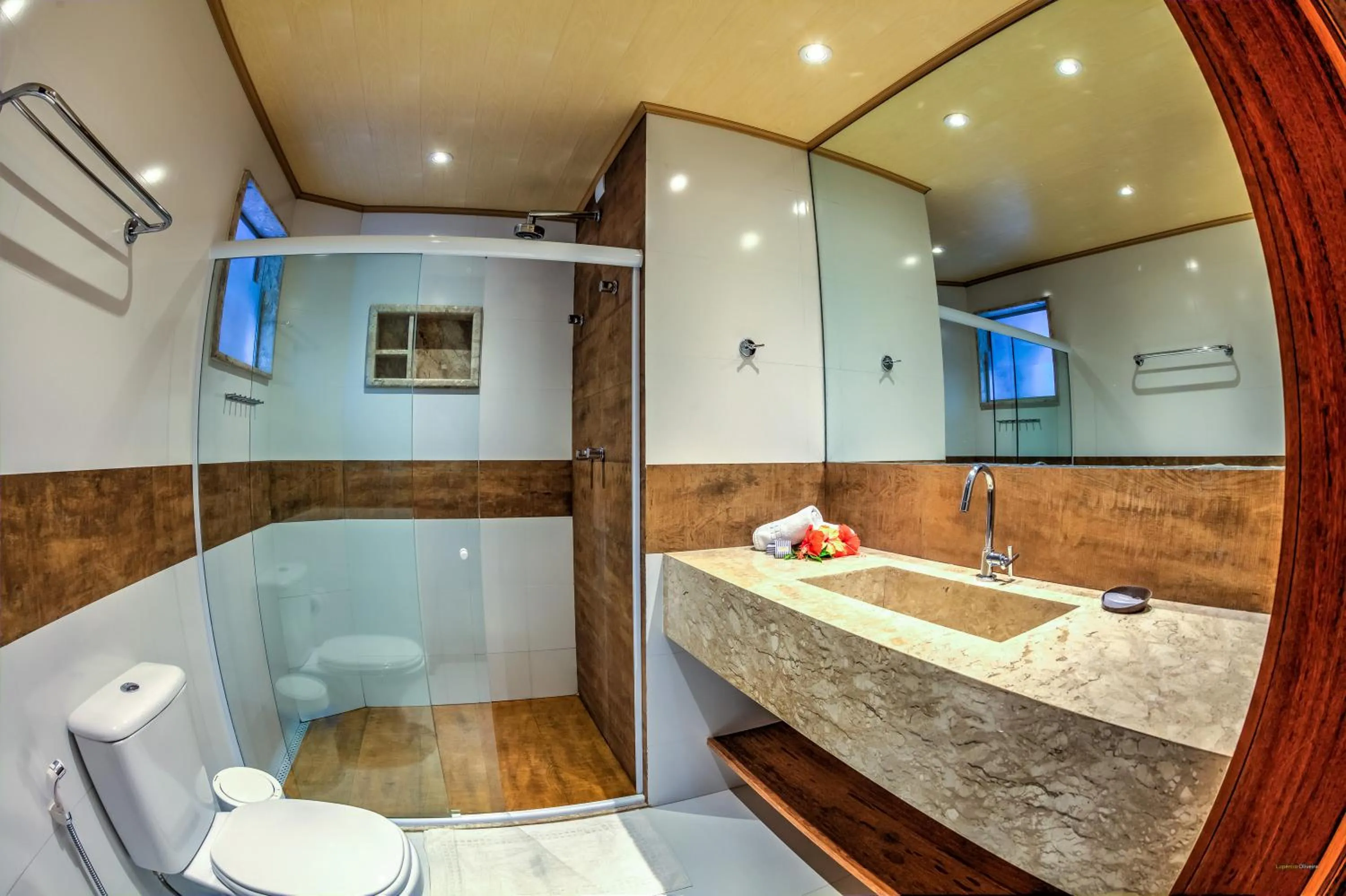 Bathroom in Pousada Vila do Dengo