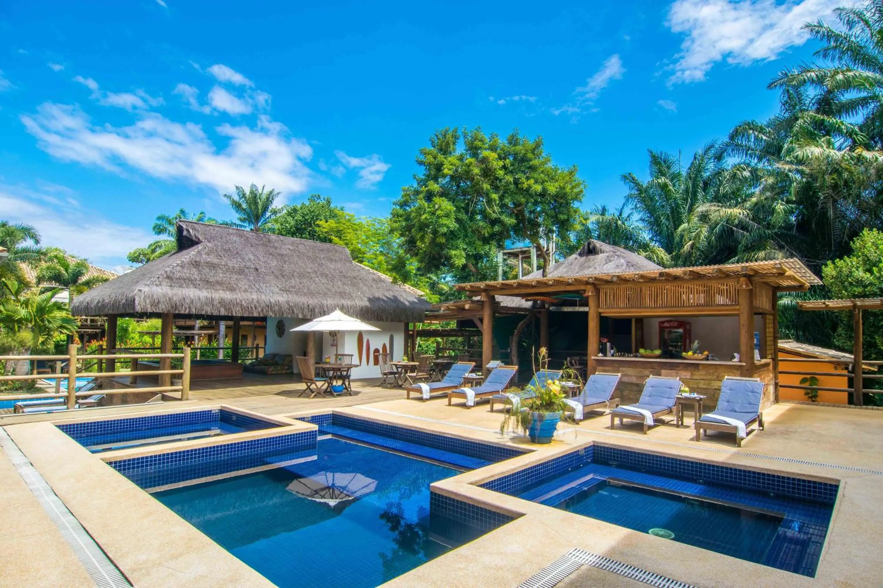 Swimming pool in Pousada Vila do Dengo