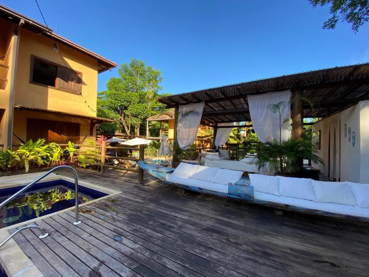 Living room in Pousada Vila do Dengo