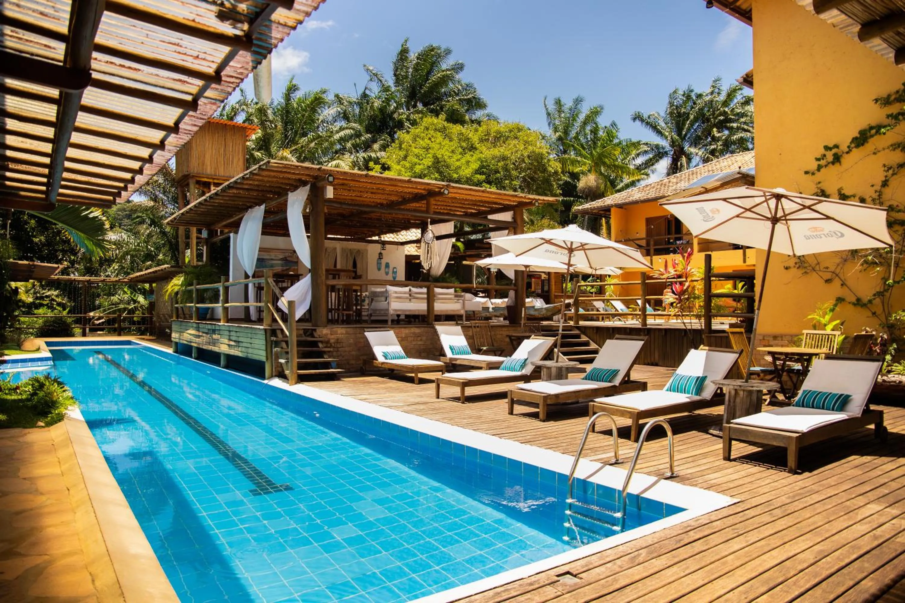 Swimming pool in Pousada Vila do Dengo