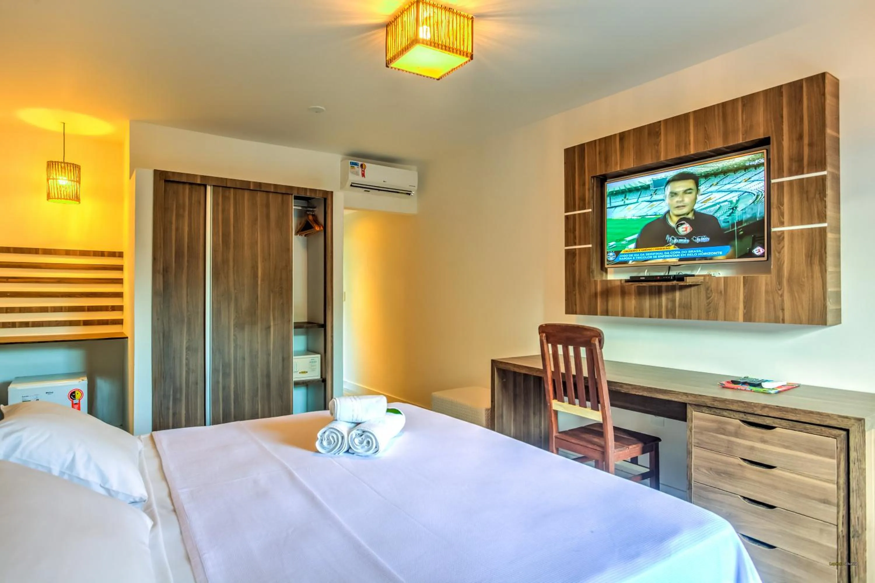 Bed in Pousada Vila do Dengo