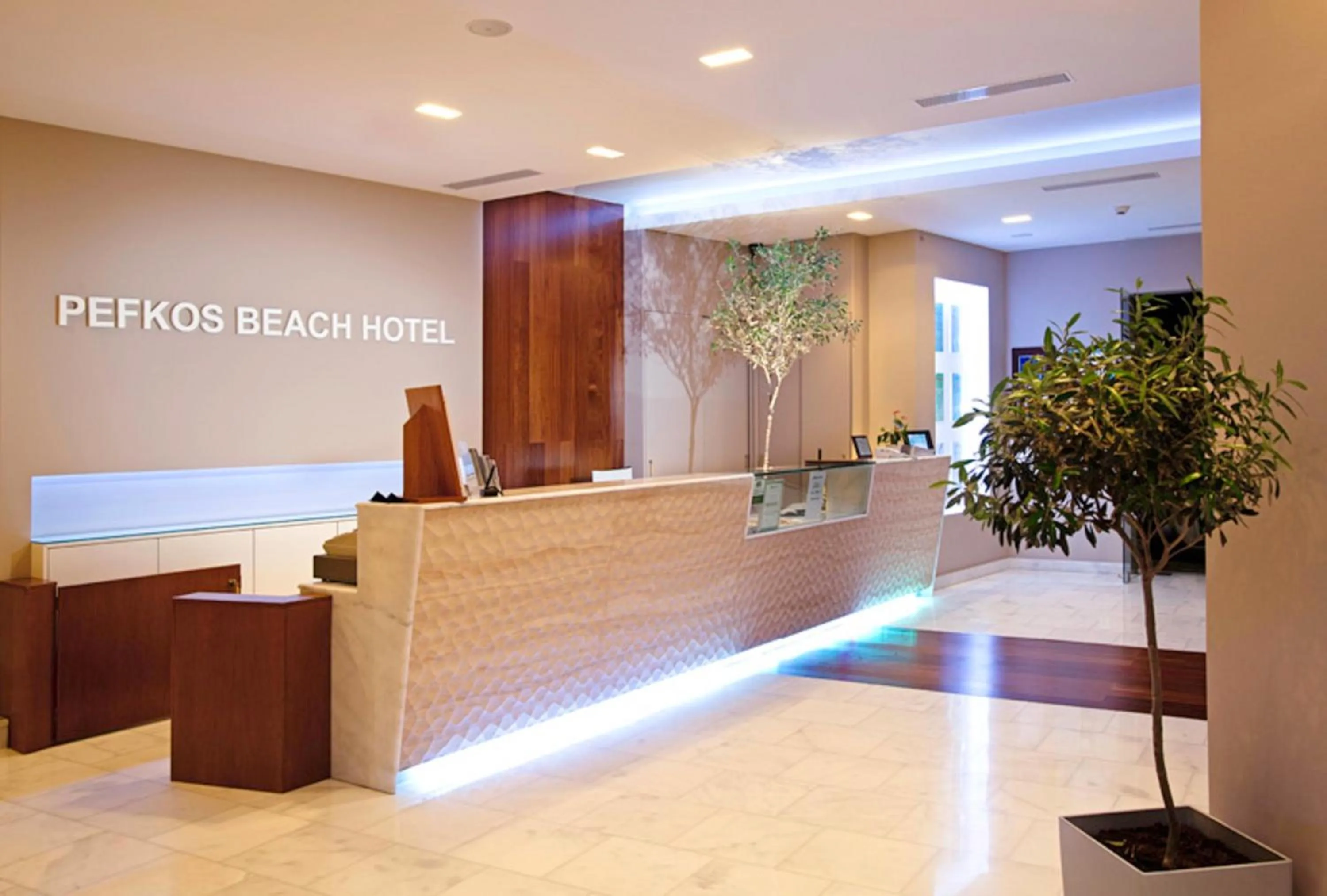 Lobby or reception in Pefkos Beach Studios & Apartments