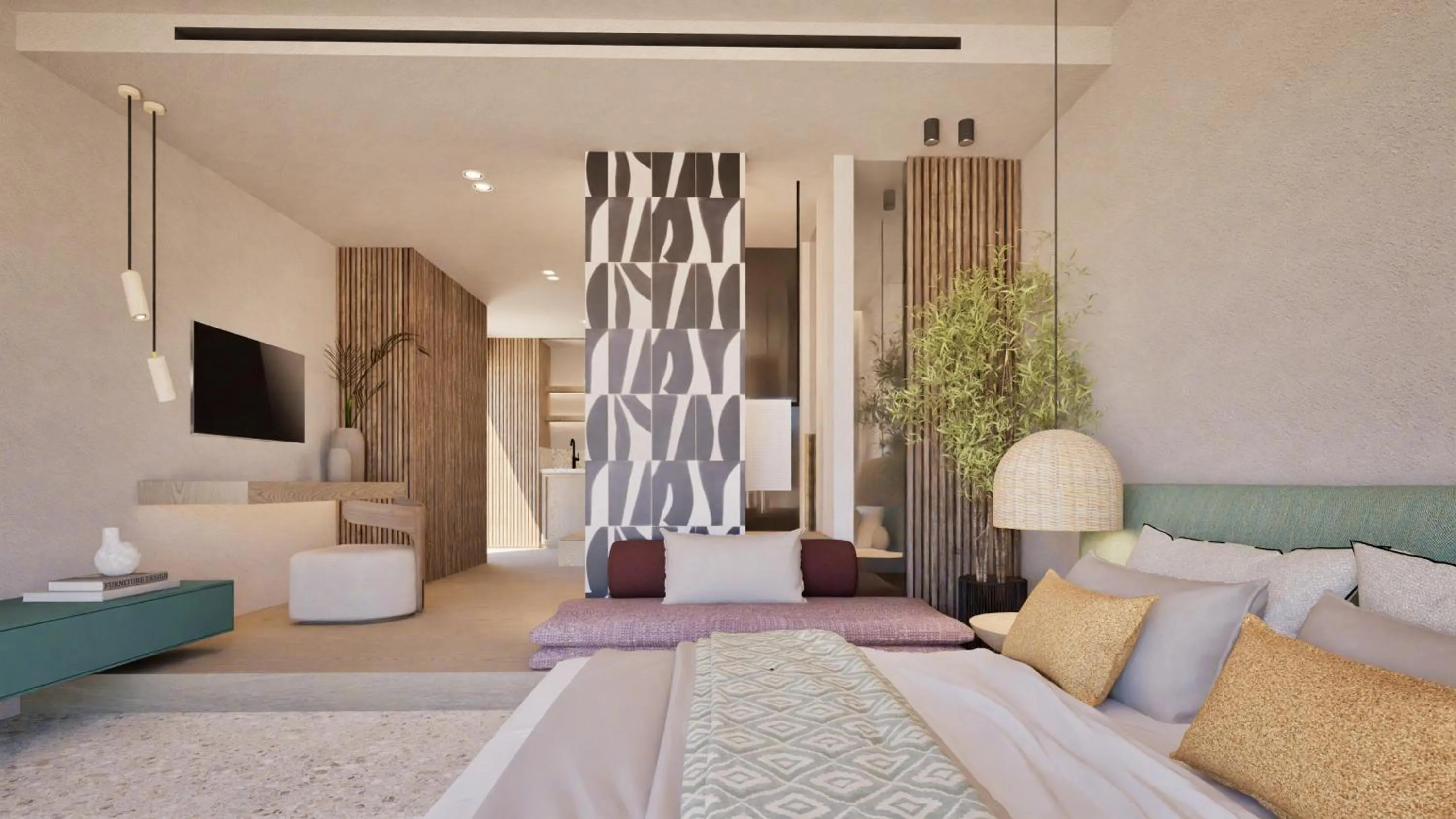 Photo of the whole room in Pefkos Beach Studios & Apartments