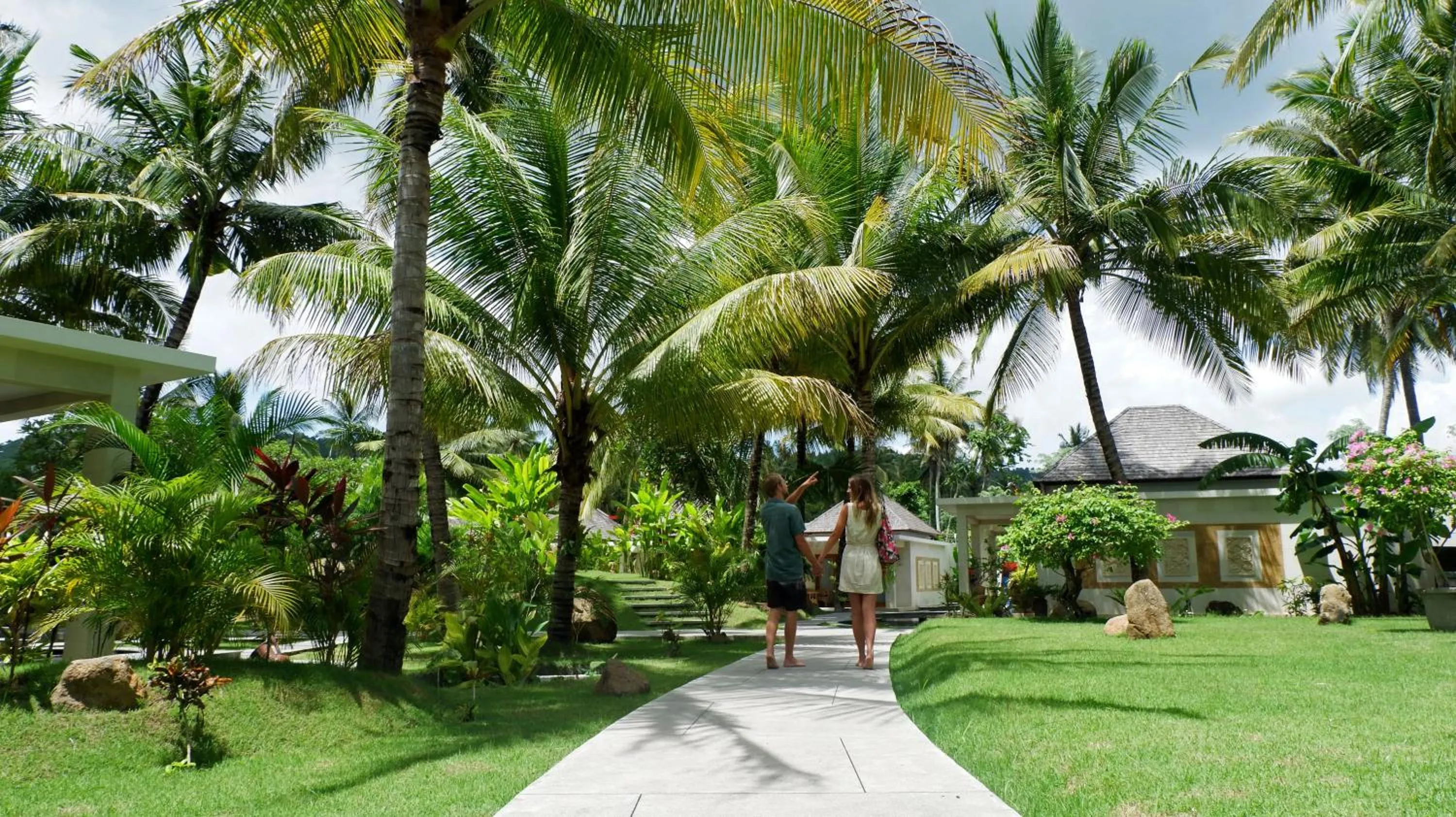 Garden view in Jivana Resort