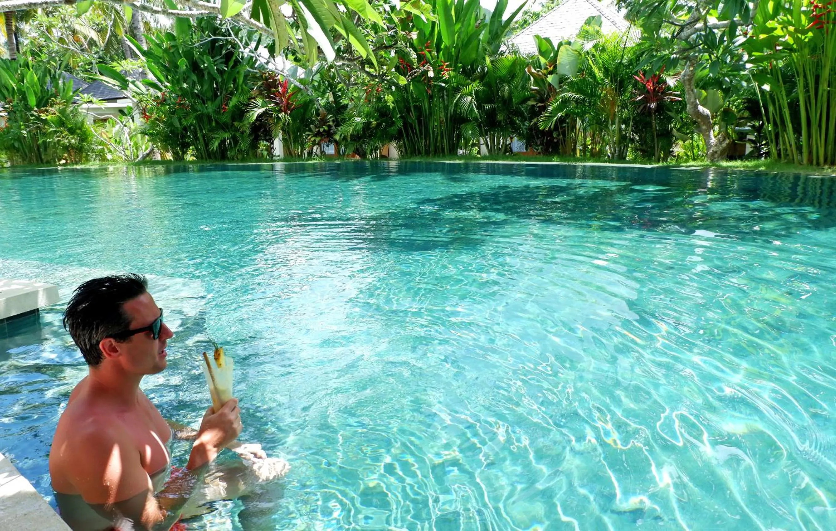 Swimming pool in Jivana Resort