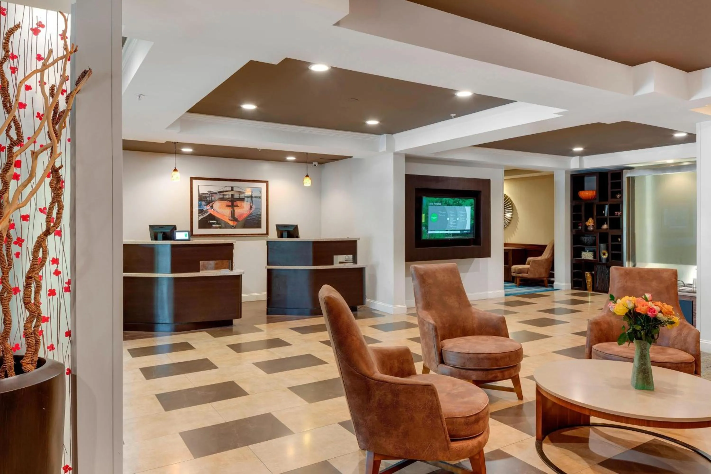 Lobby or reception in Courtyard by Marriott Portsmouth