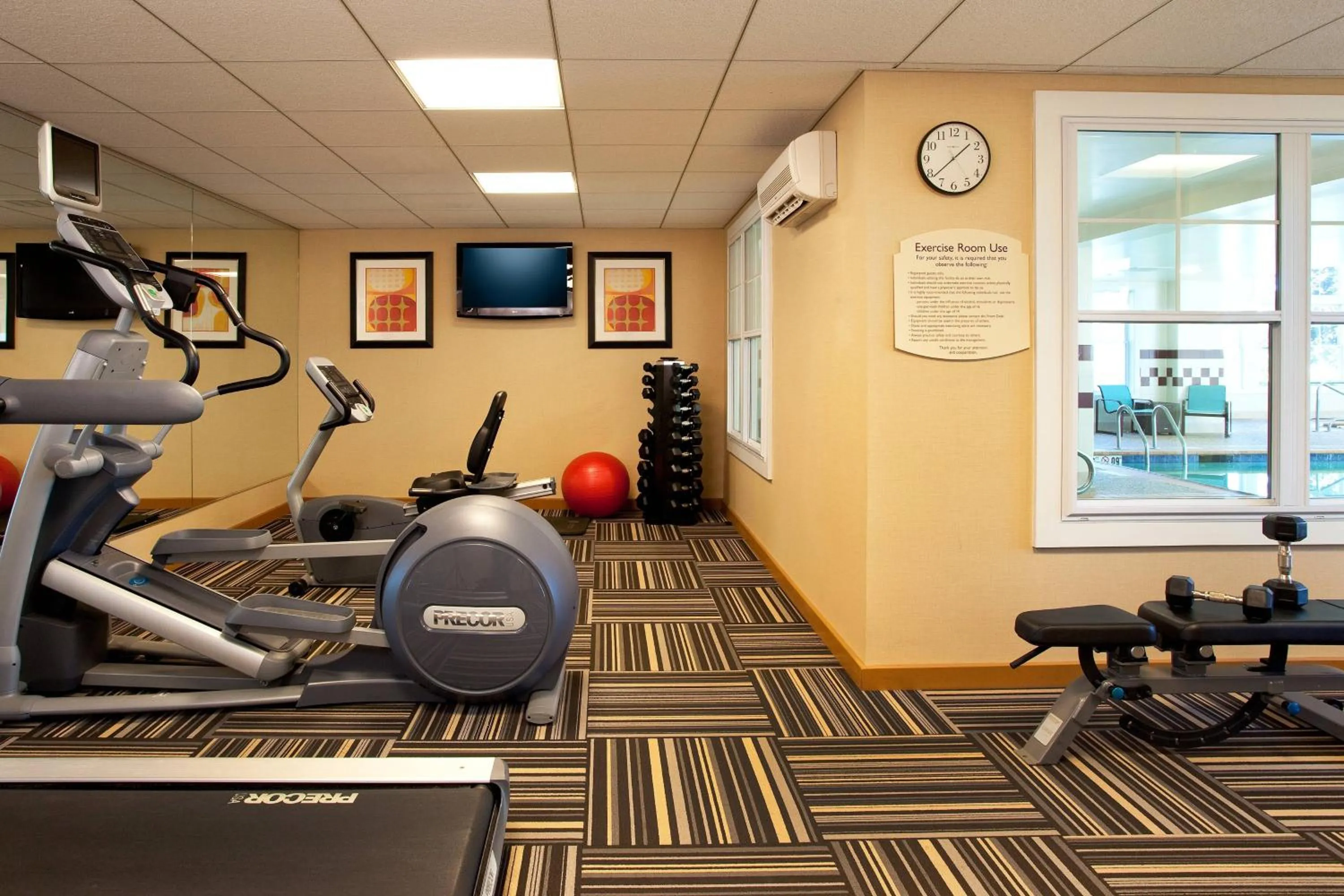 Fitness centre/facilities in Residence Inn by Marriott Auburn