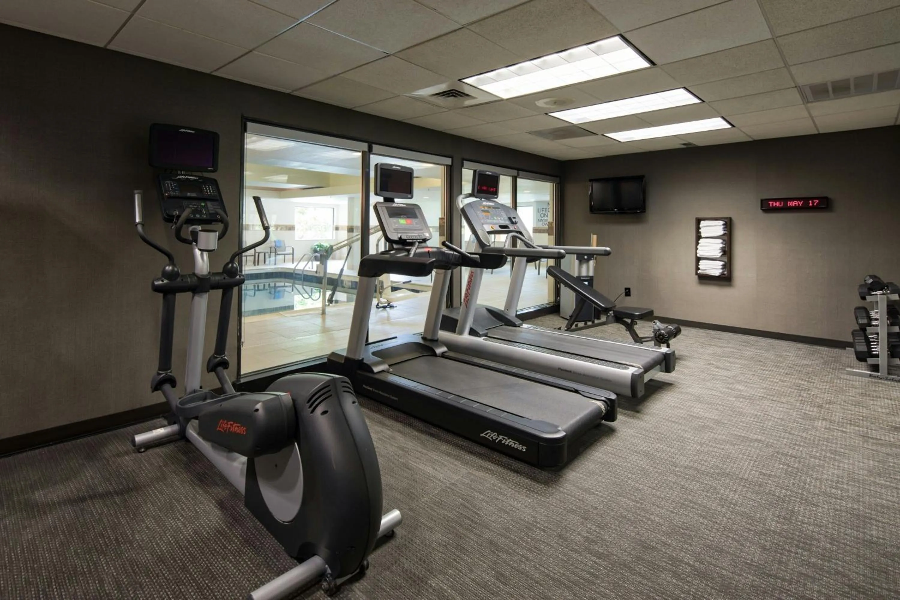 Fitness centre/facilities in Courtyard by Marriott Rock Hill