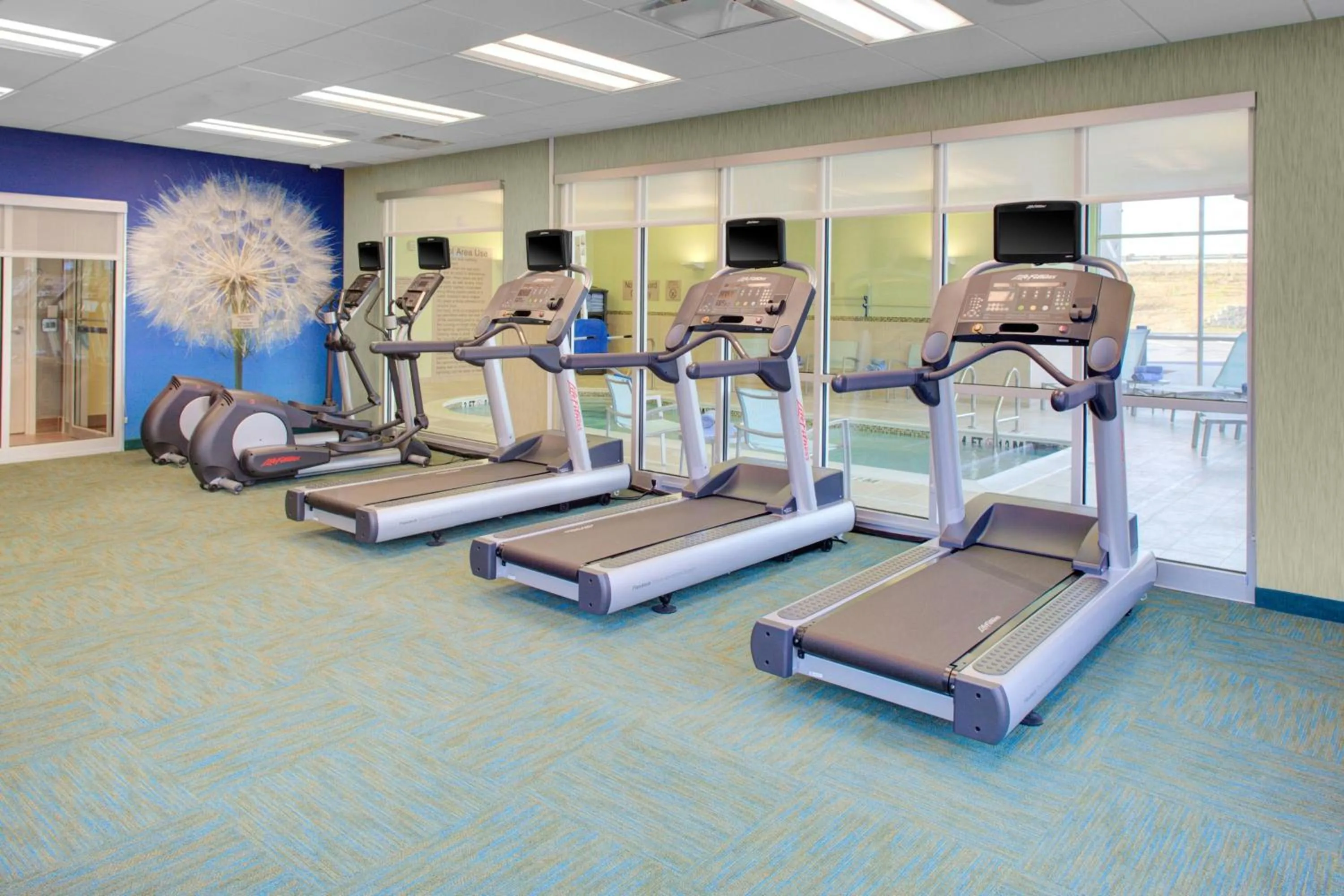 Fitness centre/facilities in SpringHill Suites by Marriott Augusta
