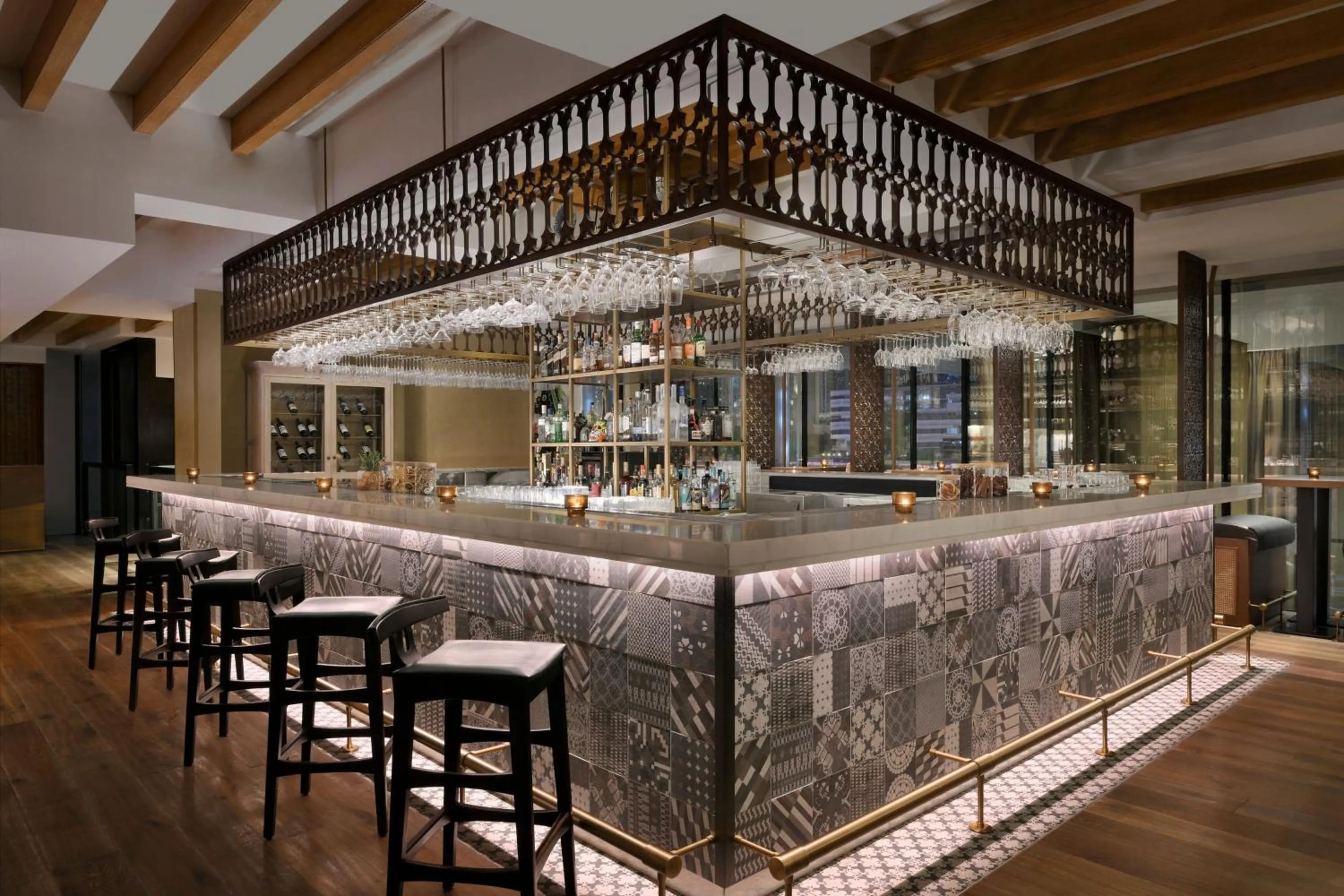 Lounge or bar in The St. Regis Downtown Dubai