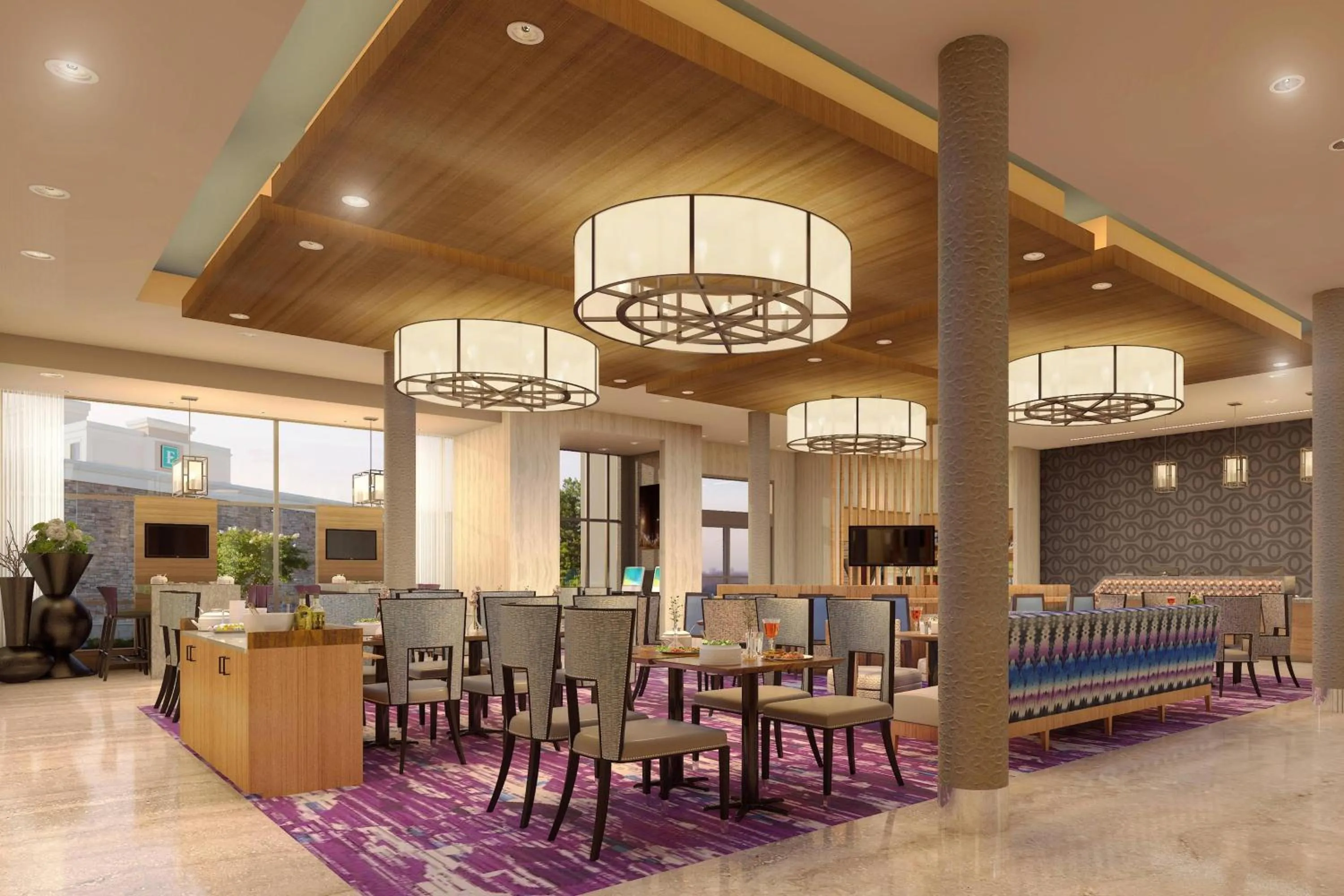Lobby or reception in SpringHill Suites by Marriott Fayetteville Fort Bragg