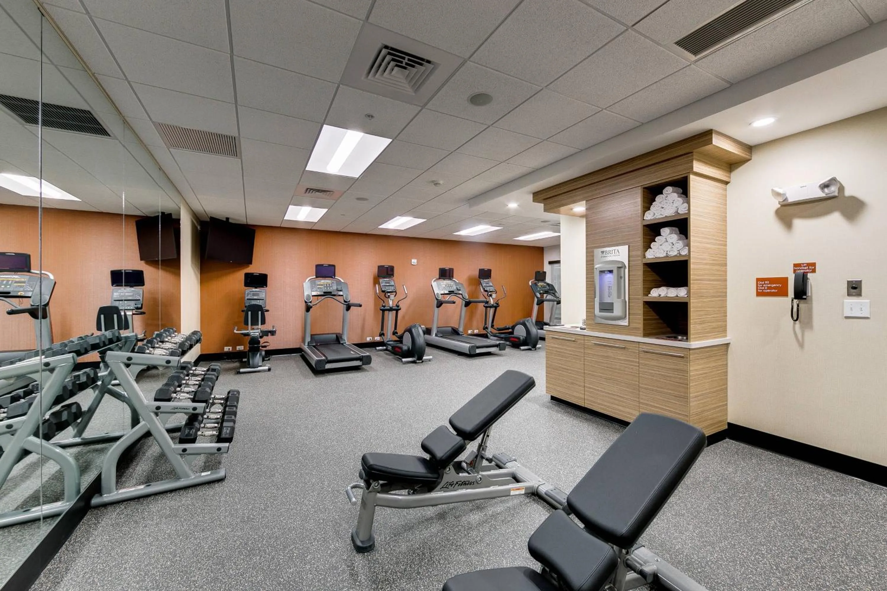 Fitness centre/facilities in TownePlace Suites by Marriott Kansas City Liberty