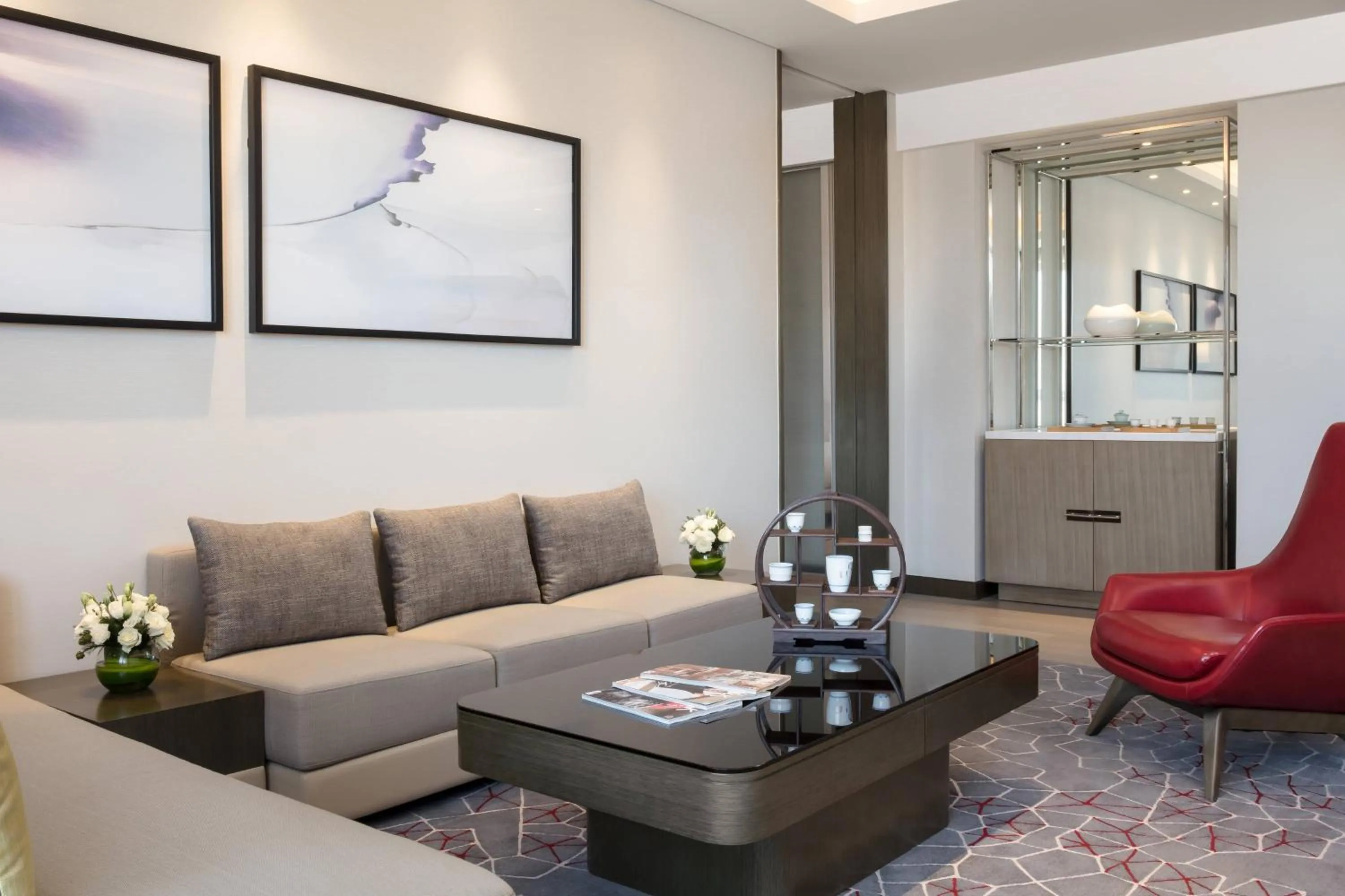 Living room in Courtyard by Marriott Tianjin Hongqiao