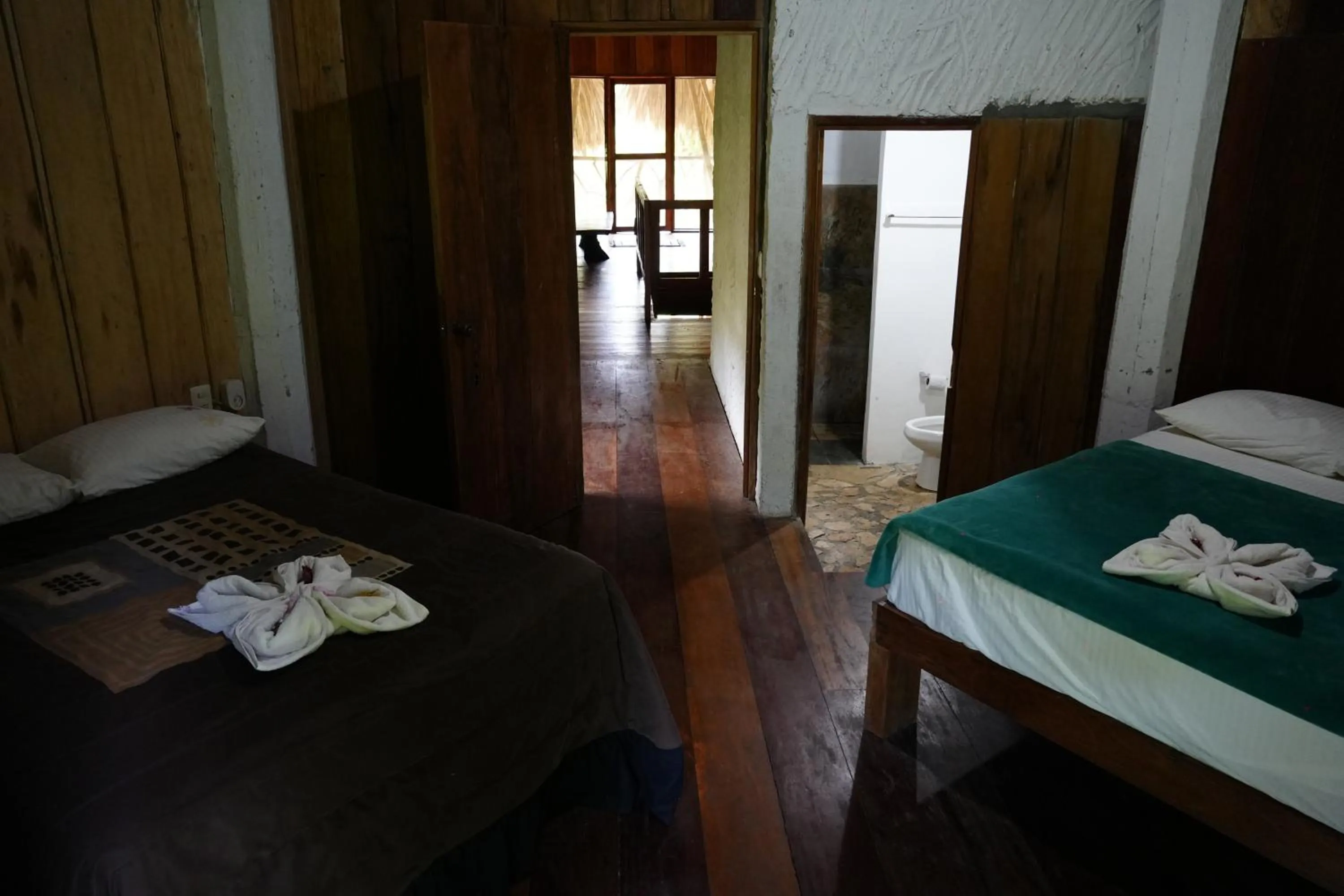 Bed in Eco Hotel Sak Nok