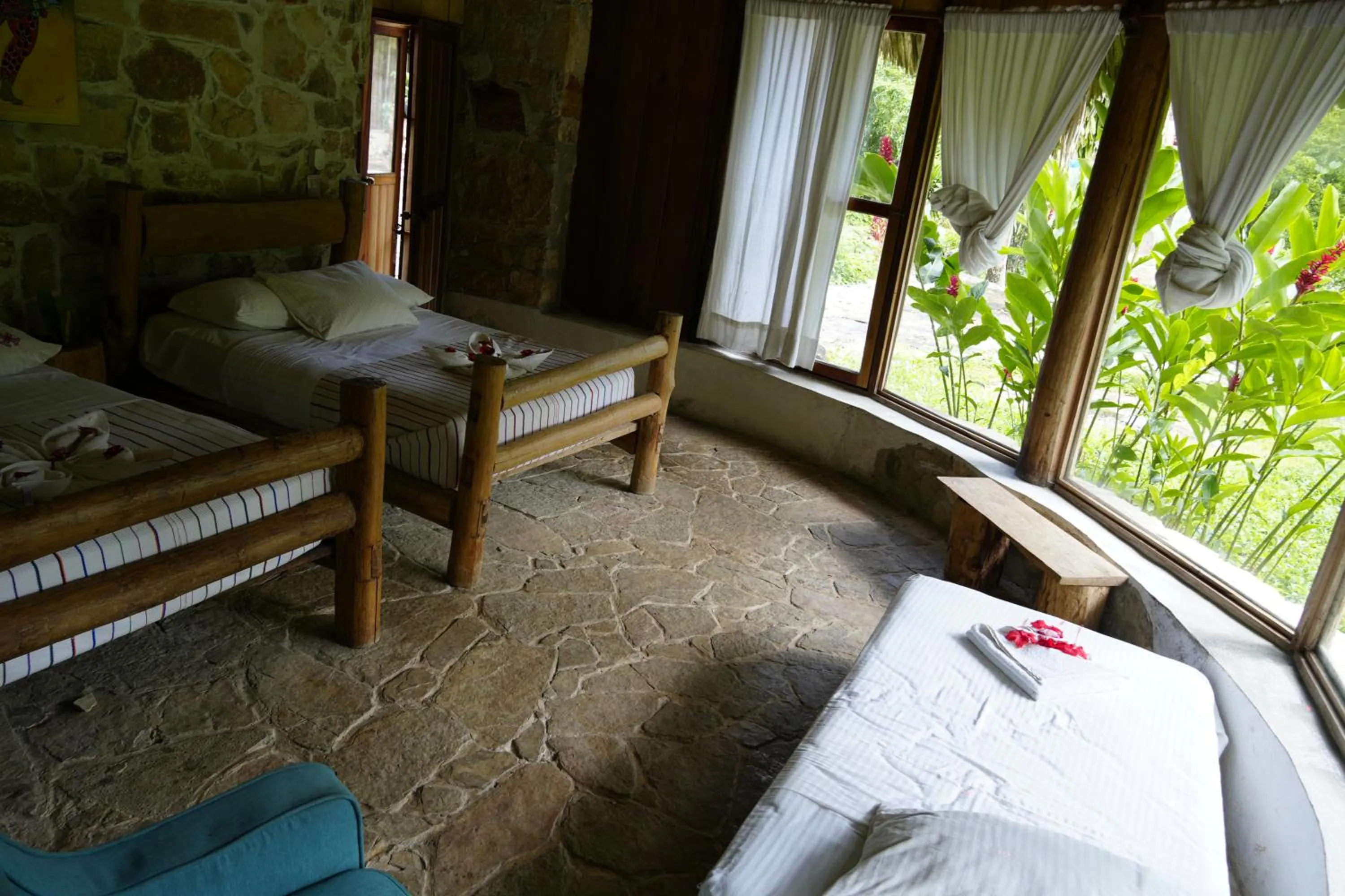 Bed in Eco Hotel Sak Nok