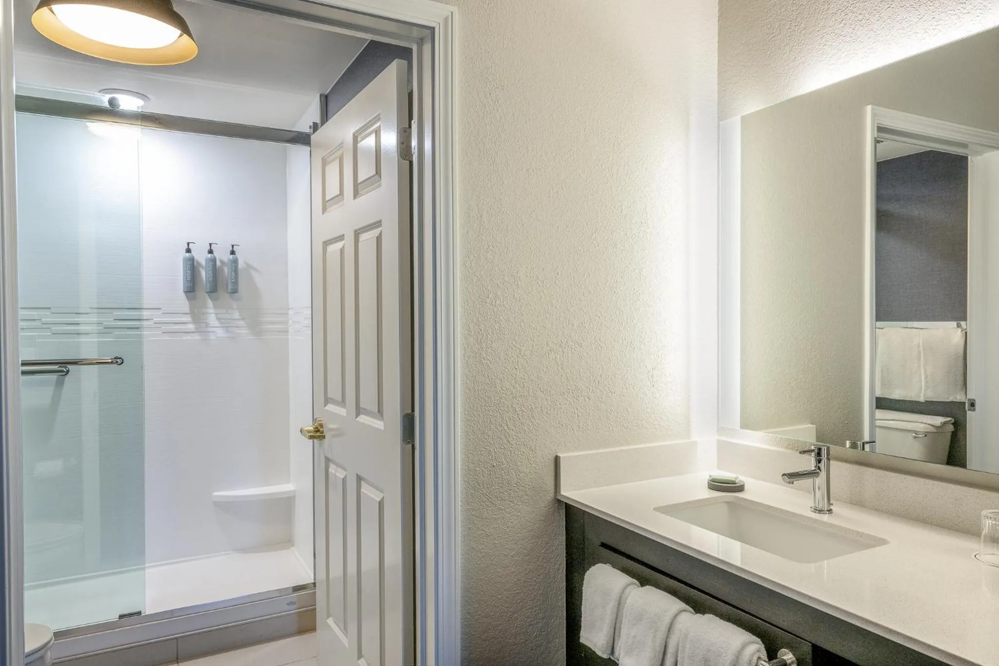 Shower in Residence Inn Rochester Mayo Clinic Area