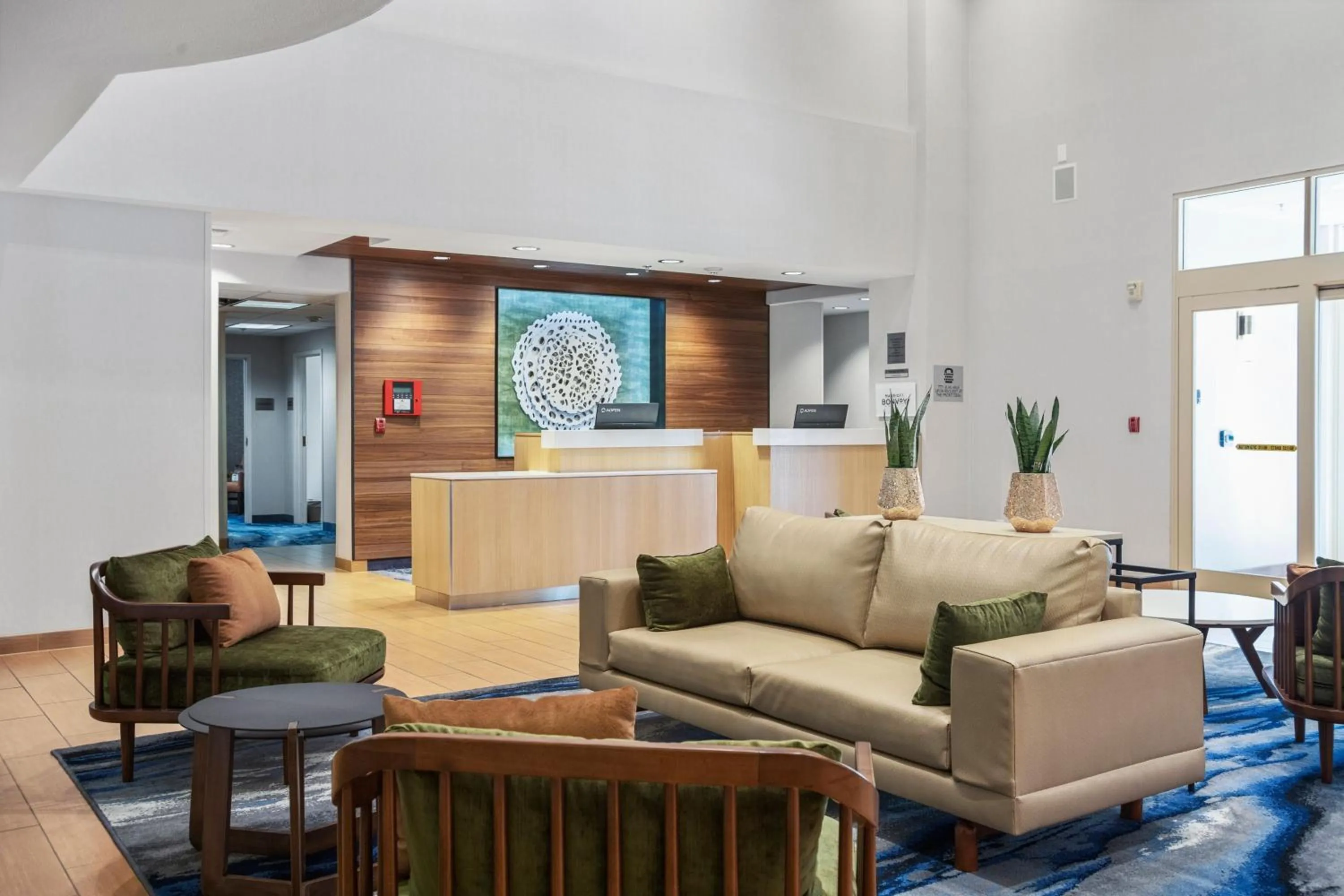 Lobby or reception in Fairfield Inn & Suites Rancho Cordova
