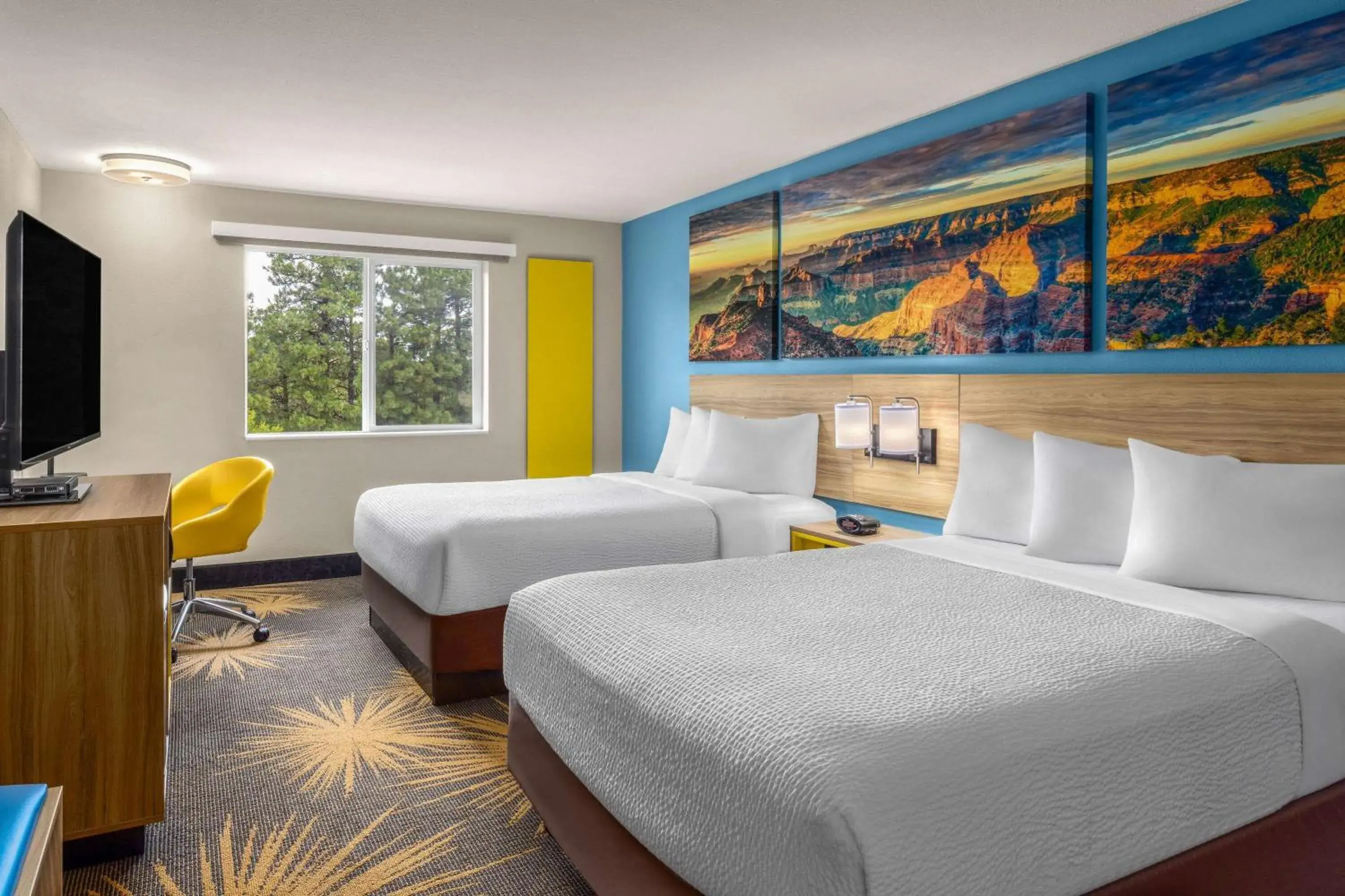 Queen Room with Two Queen Beds - Non-Smoking in Days Inn by Wyndham Williams Queen Room with Two Queen Beds - Non-Smoking in Days Inn by Wyndham Williams