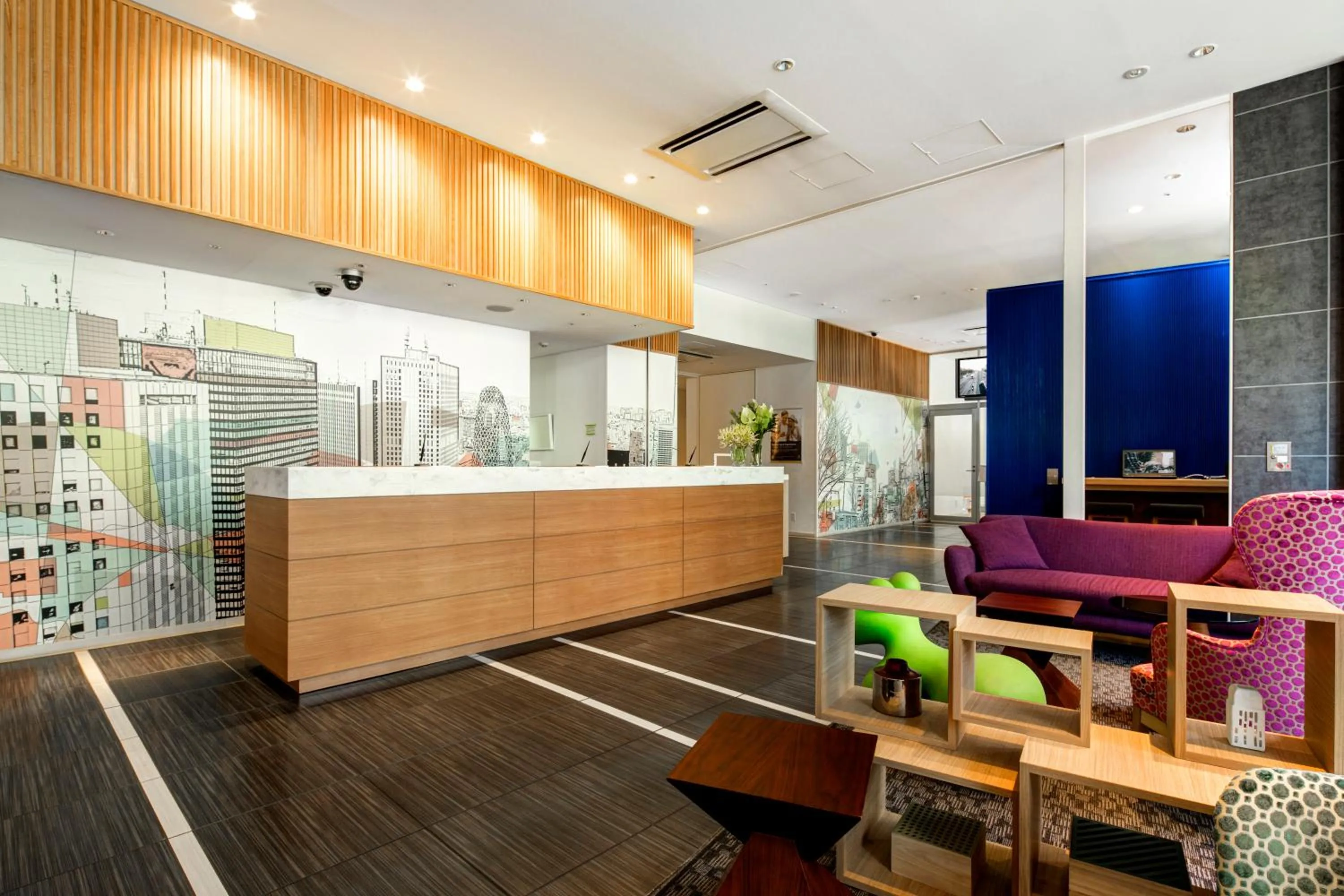 Lobby or reception in Citadines Shinjuku Tokyo