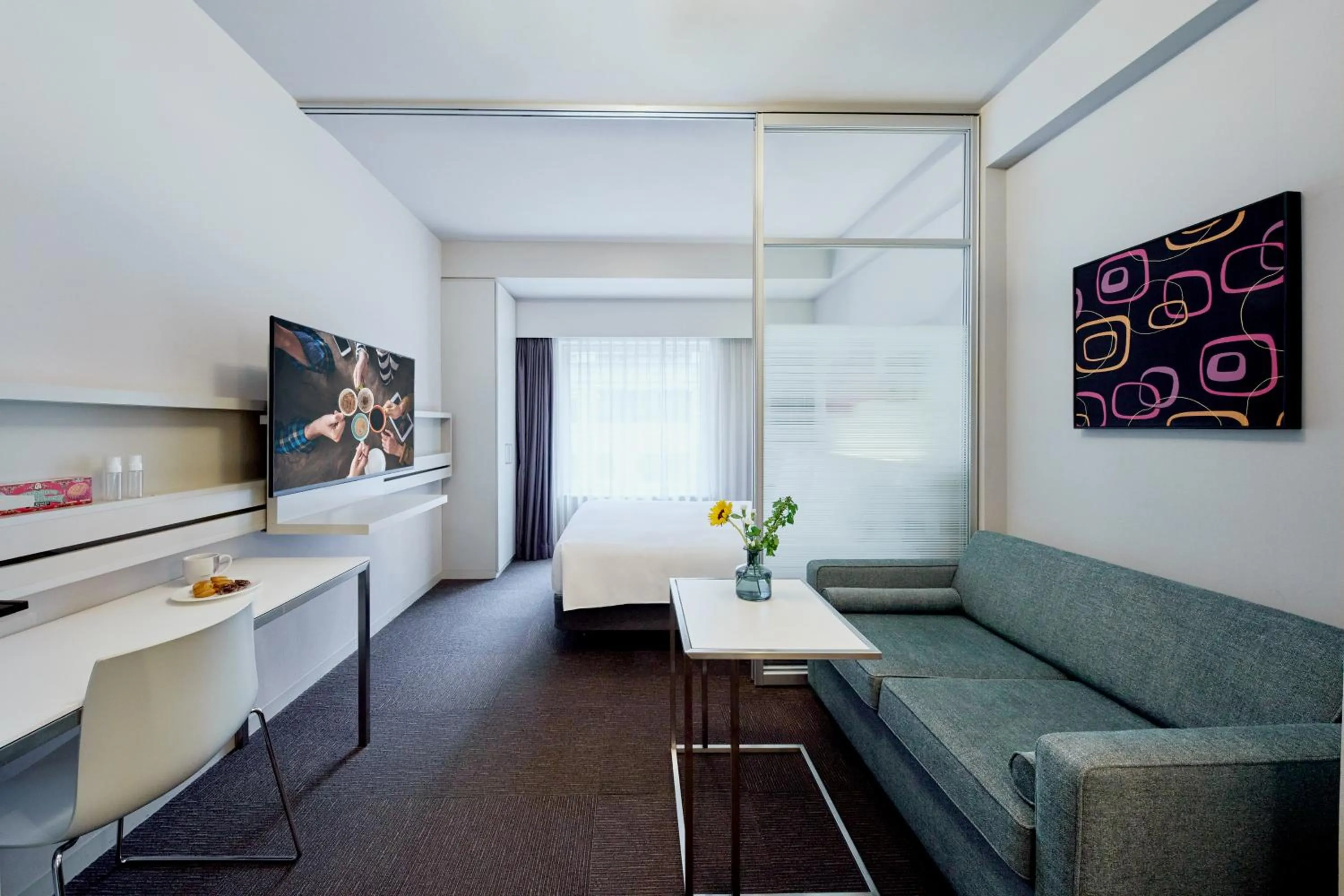 Photo of the whole room in Citadines Shinjuku Tokyo