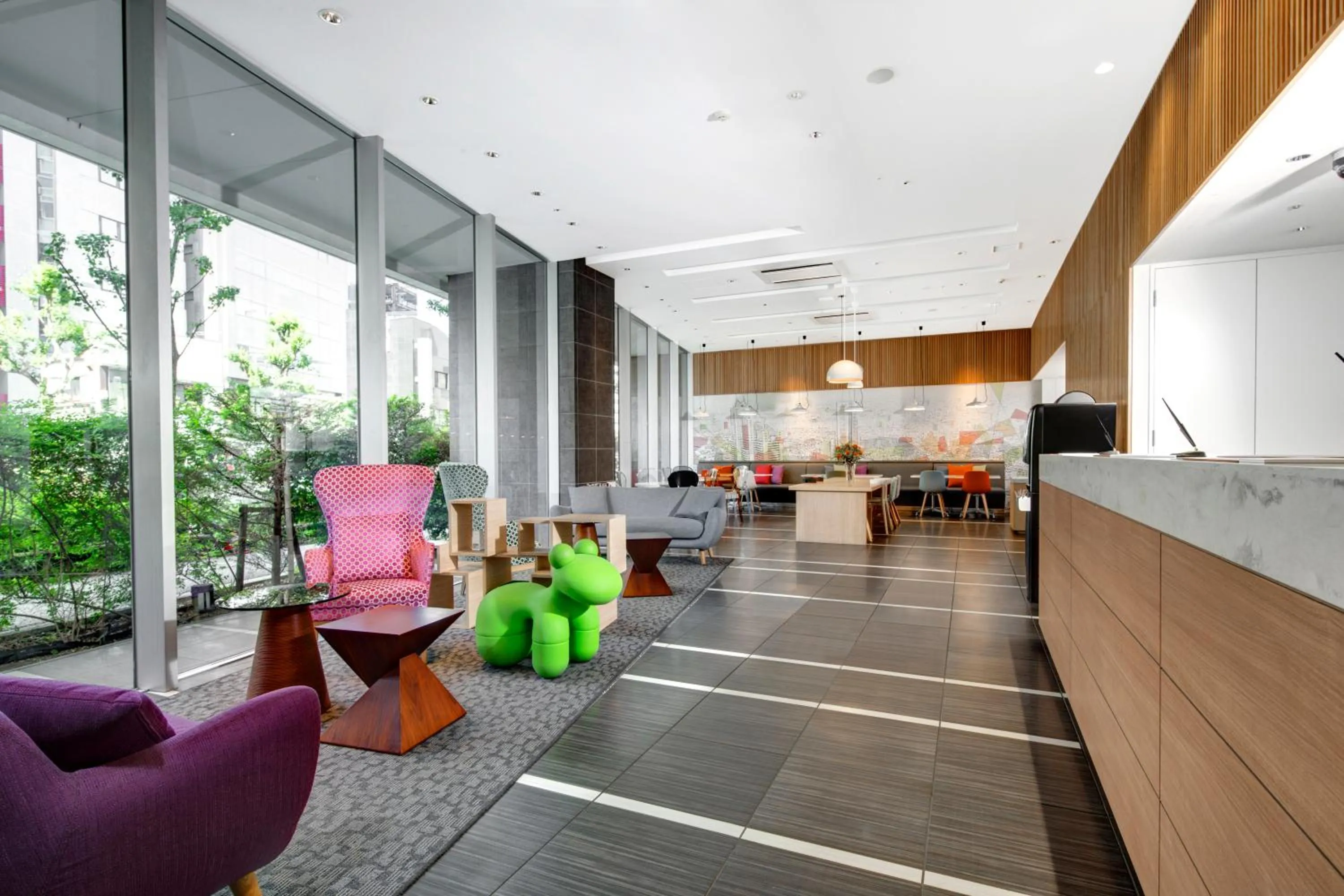 Lobby or reception in Citadines Shinjuku Tokyo