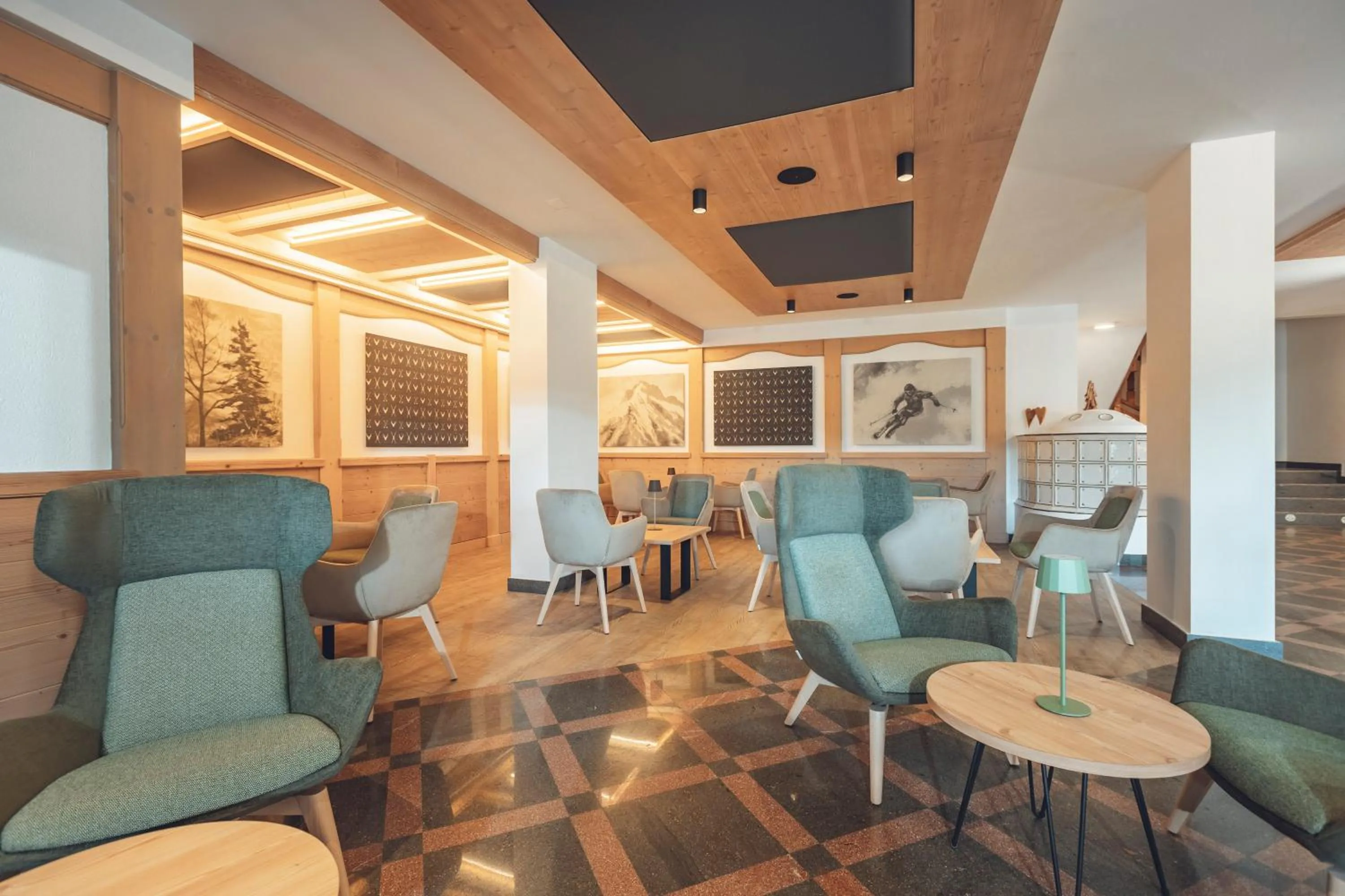 Lobby or reception in Residence Des Alpes