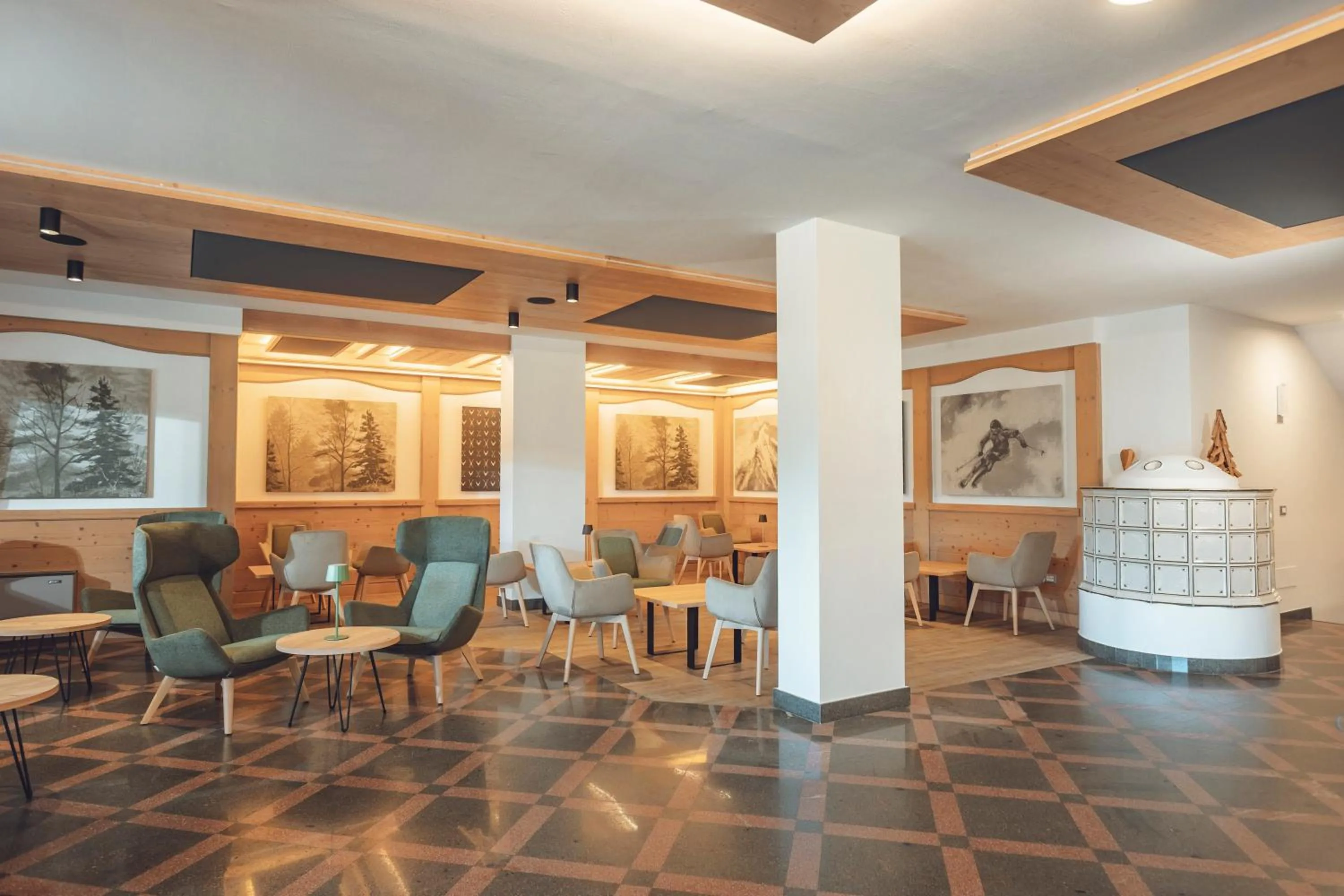 Lobby or reception in Residence Des Alpes