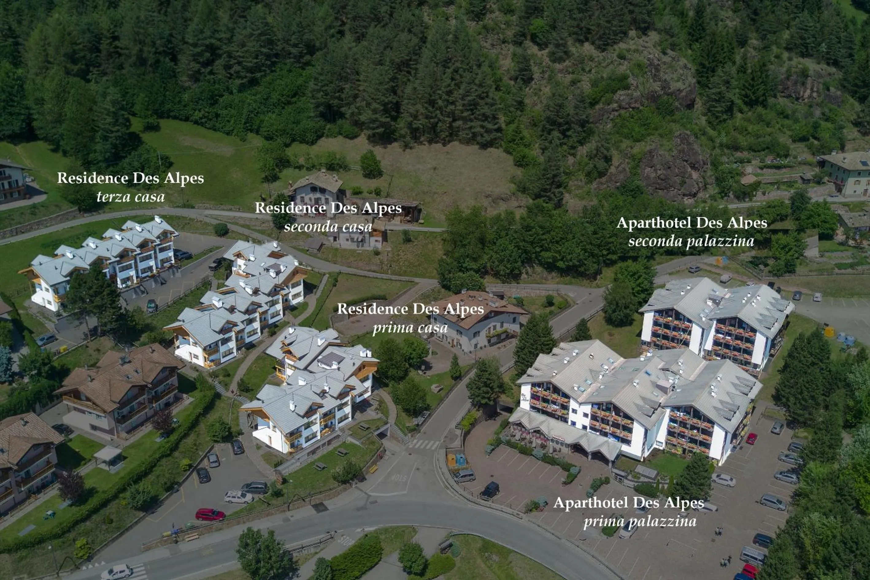 Bird's eye view in Residence Des Alpes