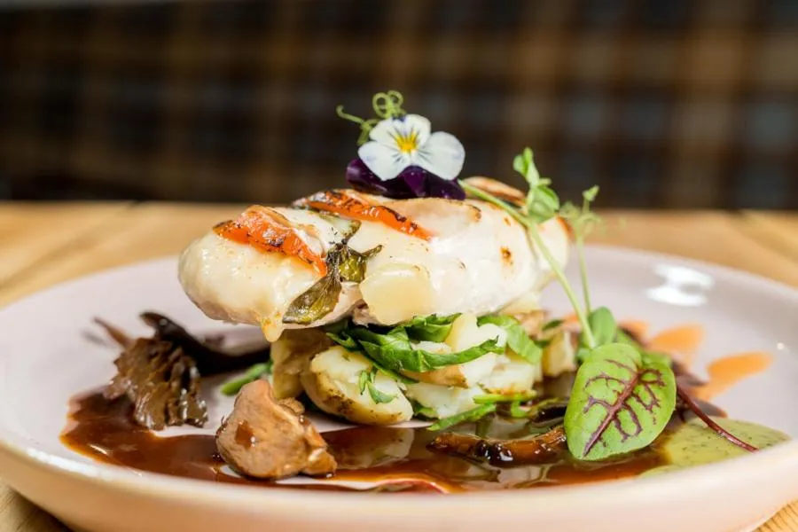 Food close-up in The Gower Hotel