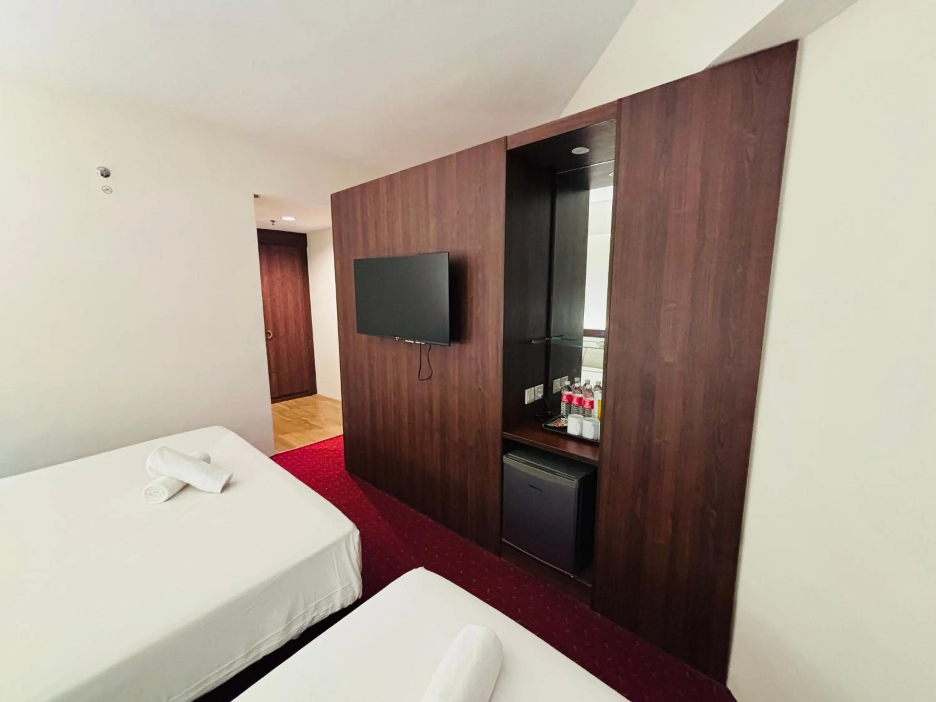 Bed in Hotel Yt Midtown Kuala Terengganu