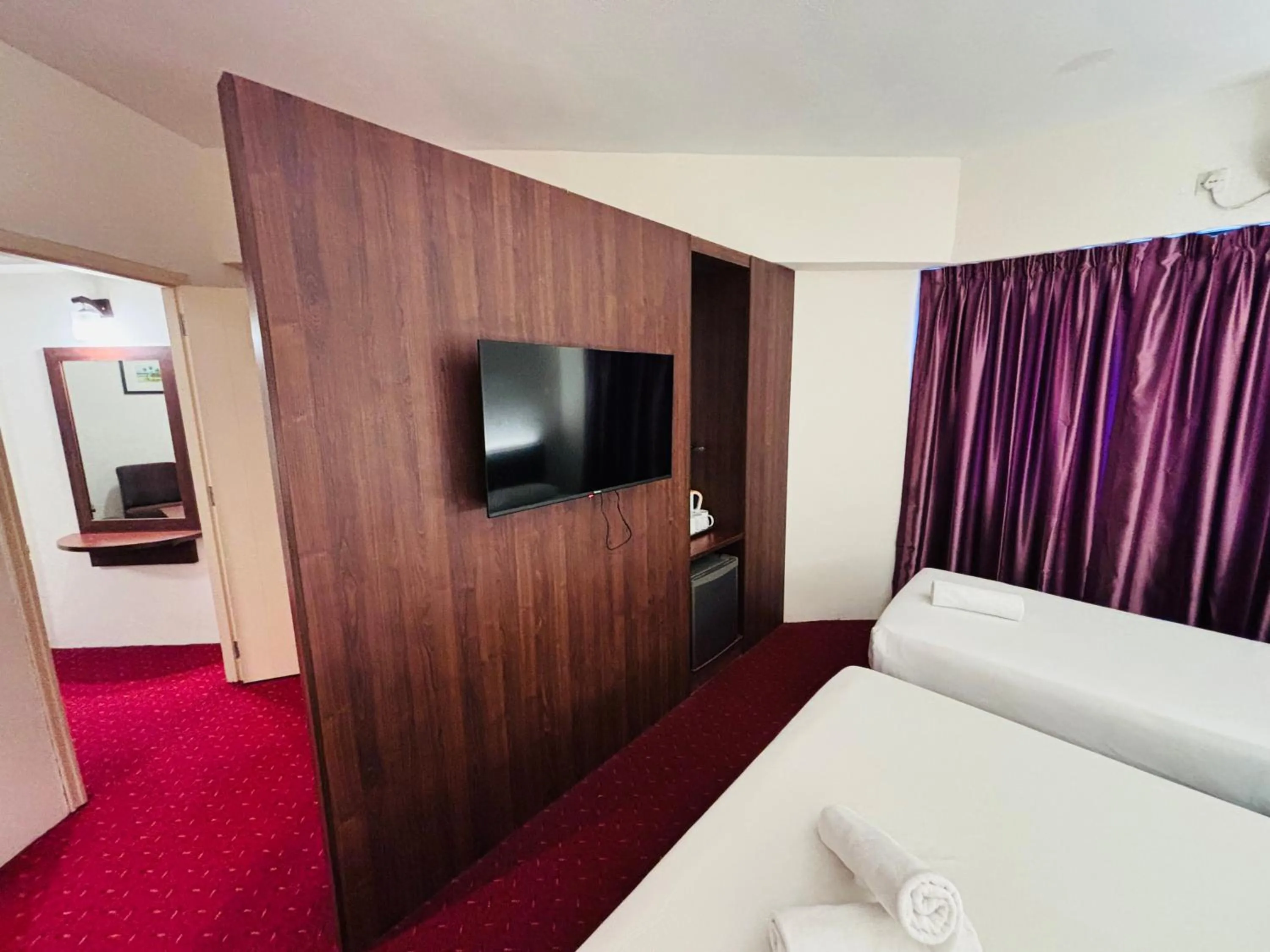 Bed in Hotel Yt Midtown Kuala Terengganu