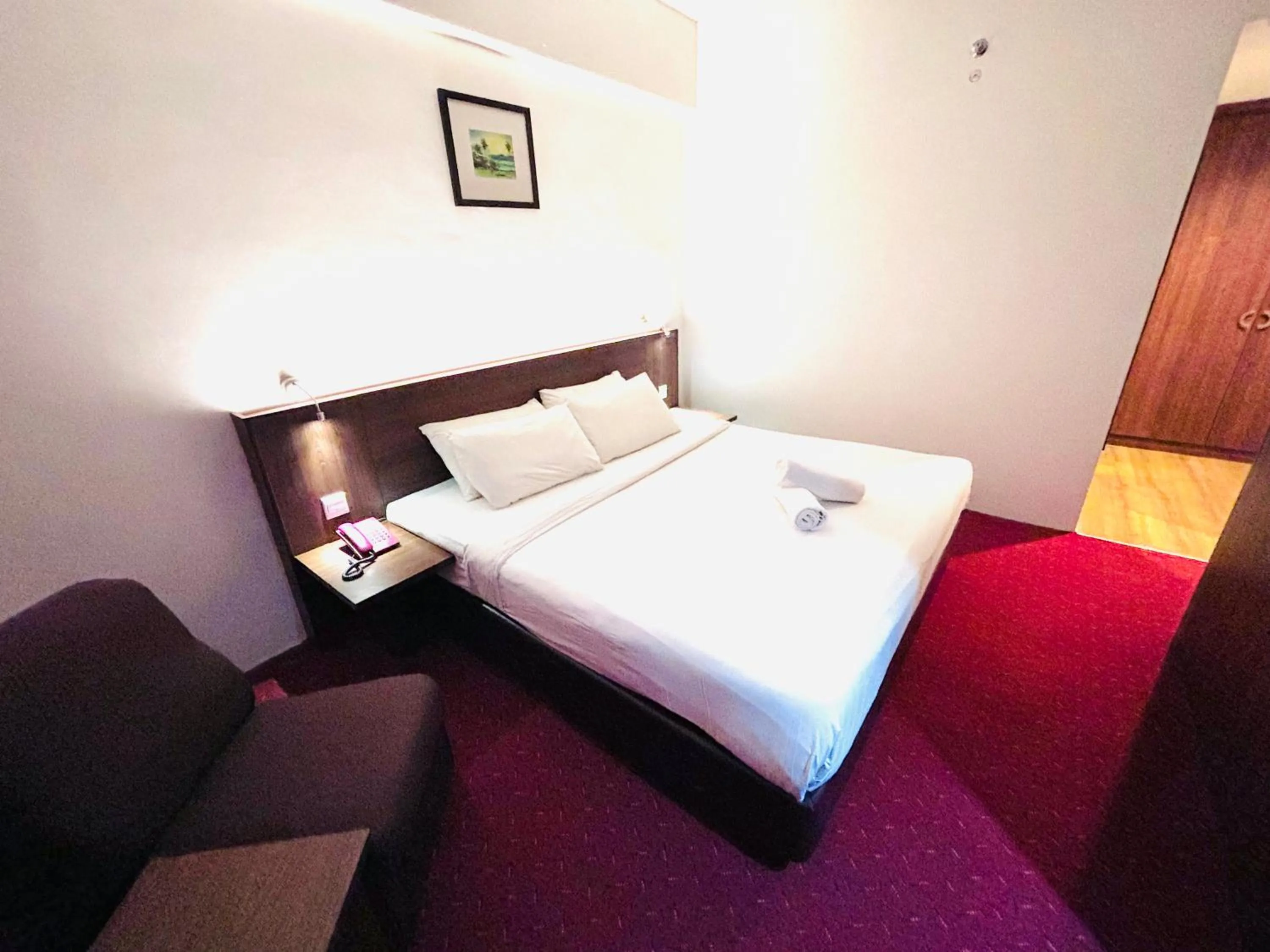 Bed in Hotel Yt Midtown Kuala Terengganu