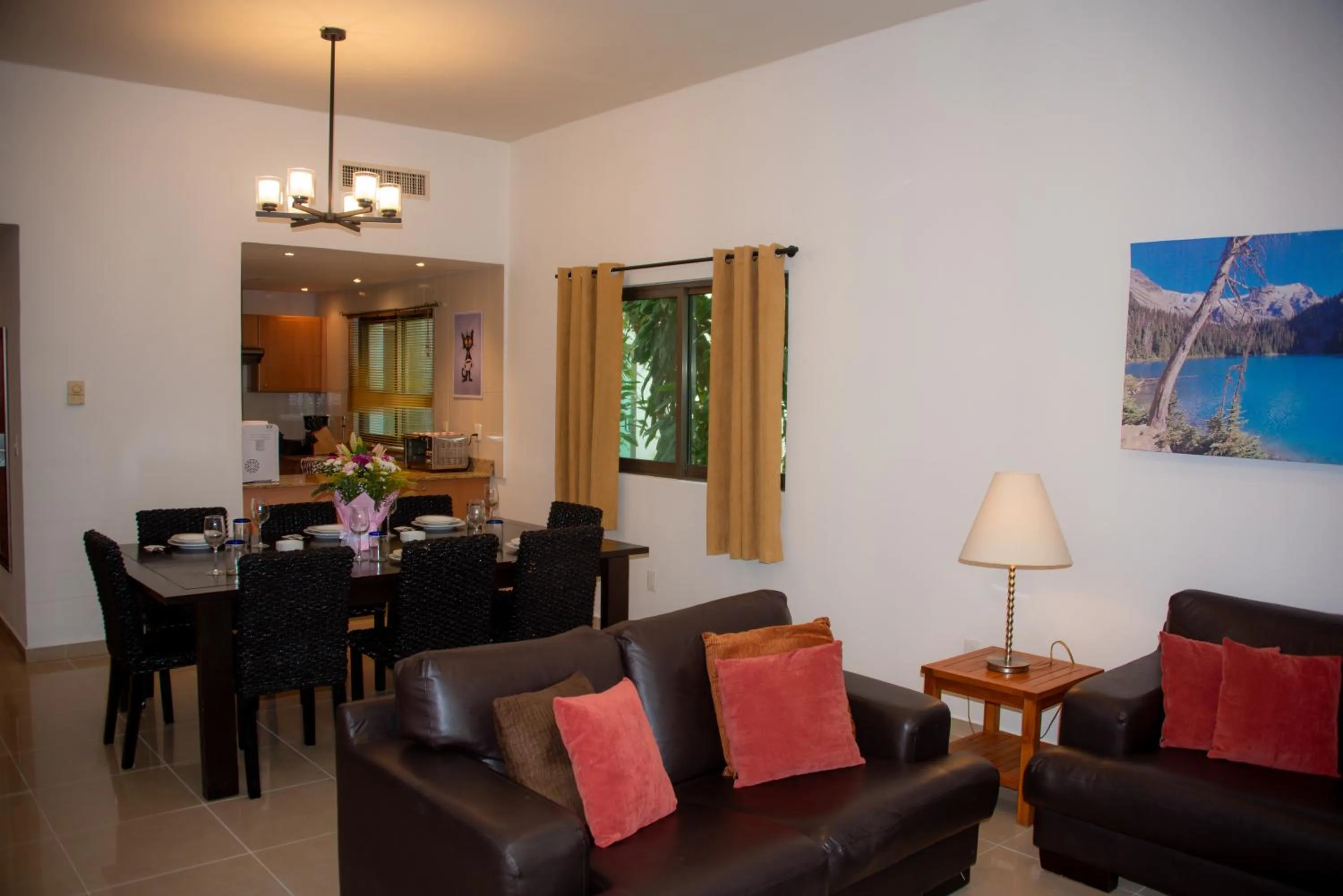 Living room in Riviera Maya Suites