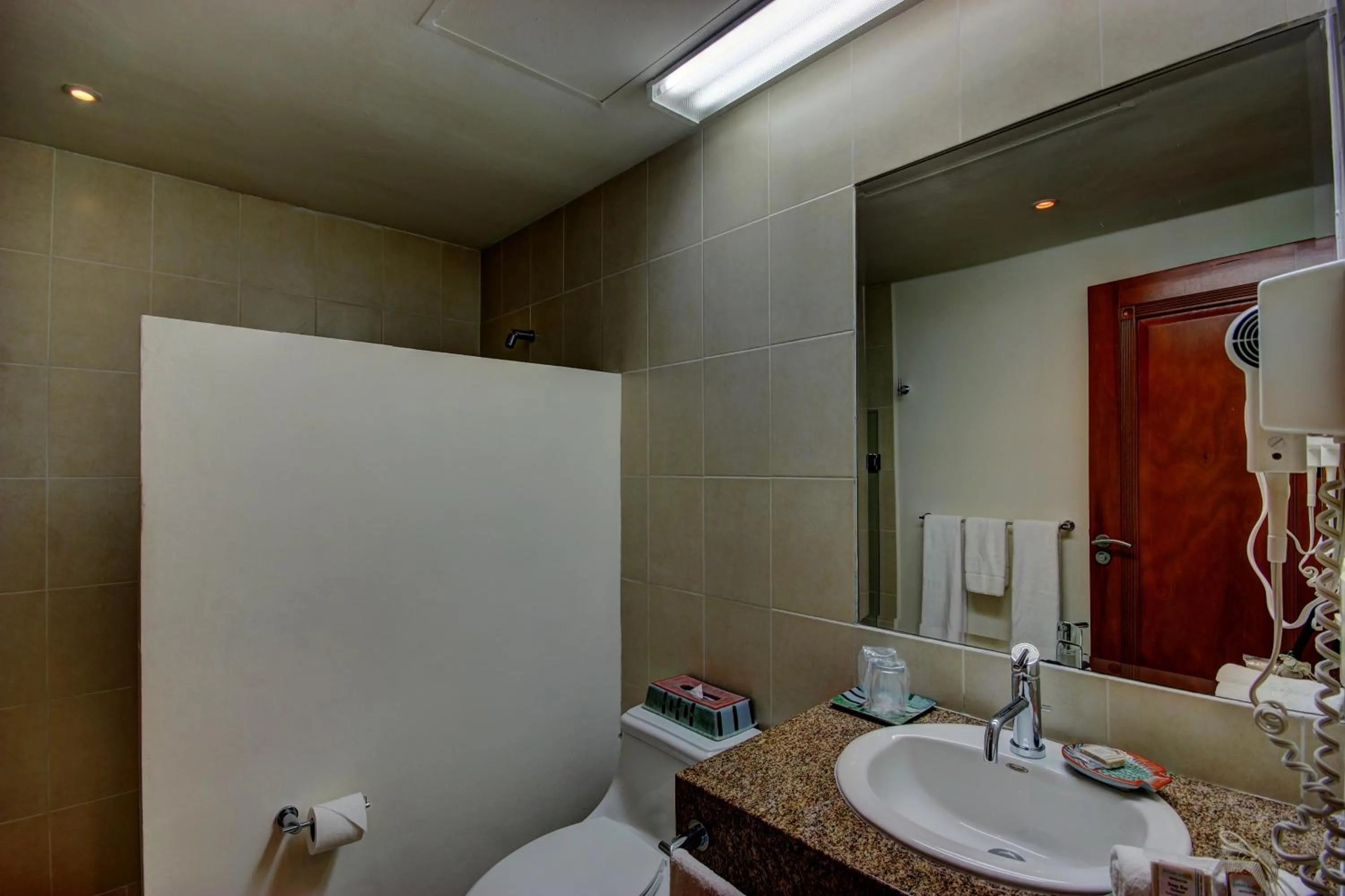 Toilet in Riviera Maya Suites