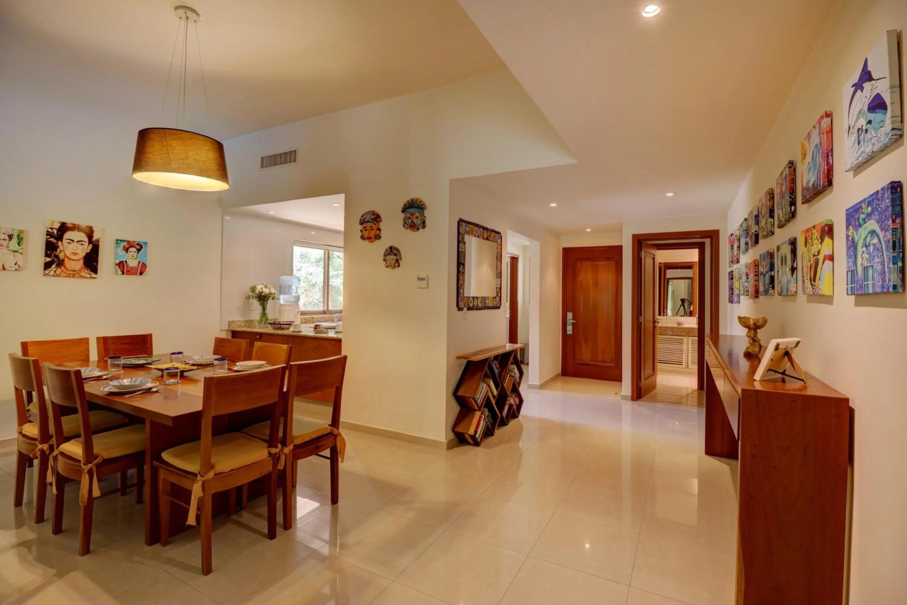 Living room in Riviera Maya Suites