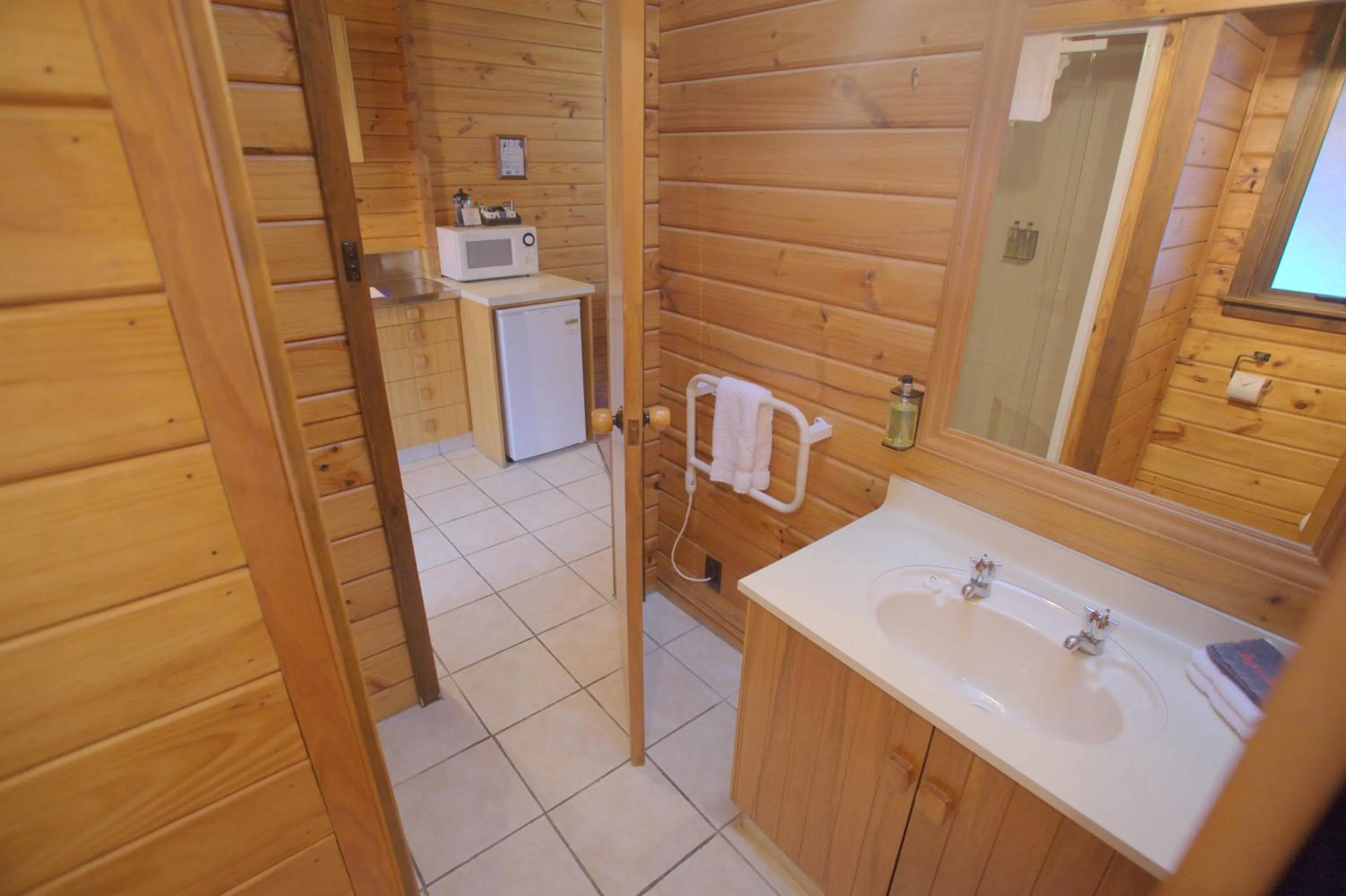 Bathroom in Alpine Lodge Motel