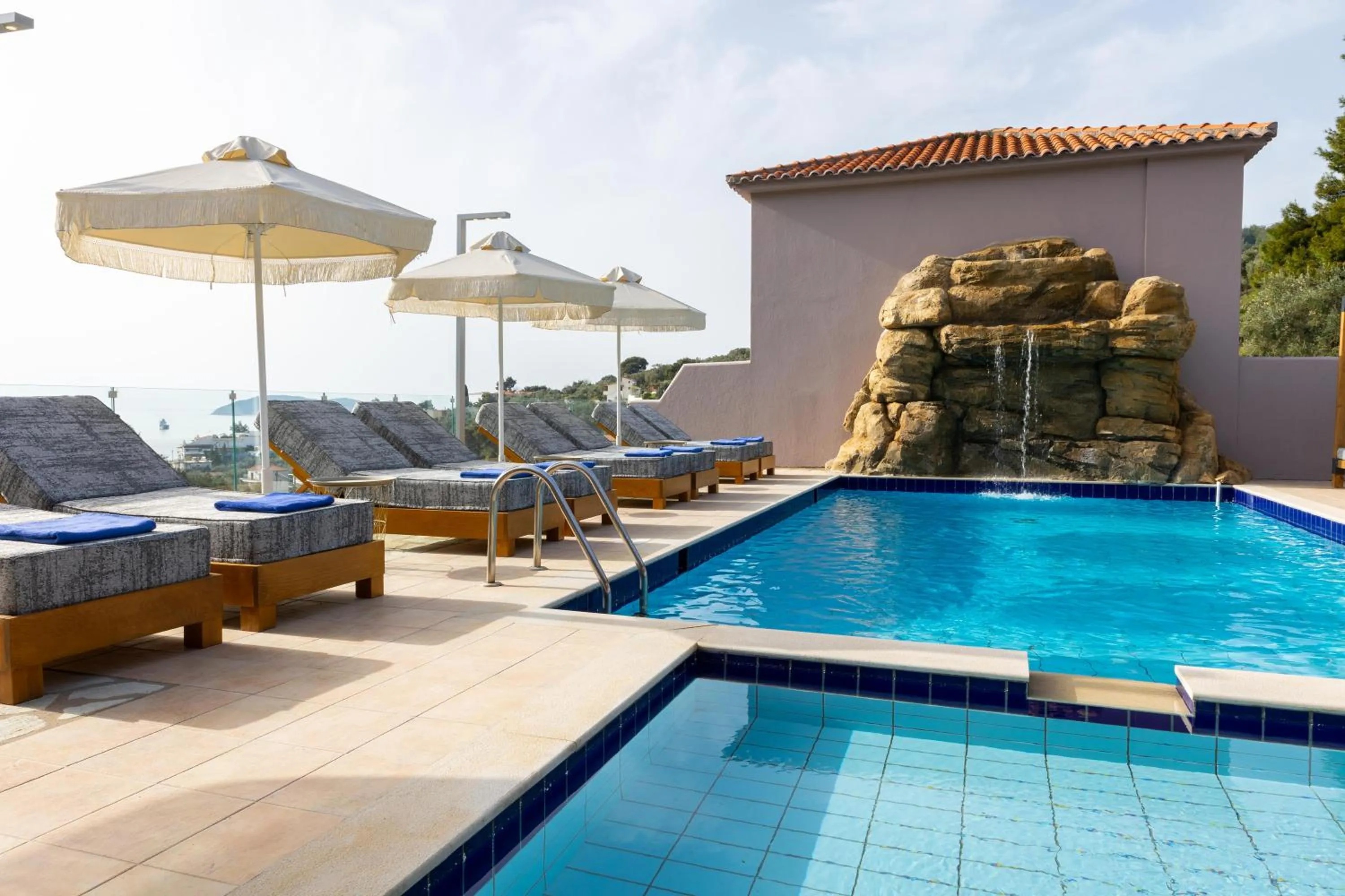 Swimming pool in Skiathos Avaton Suites & Villas, Philian Hotels and Resorts