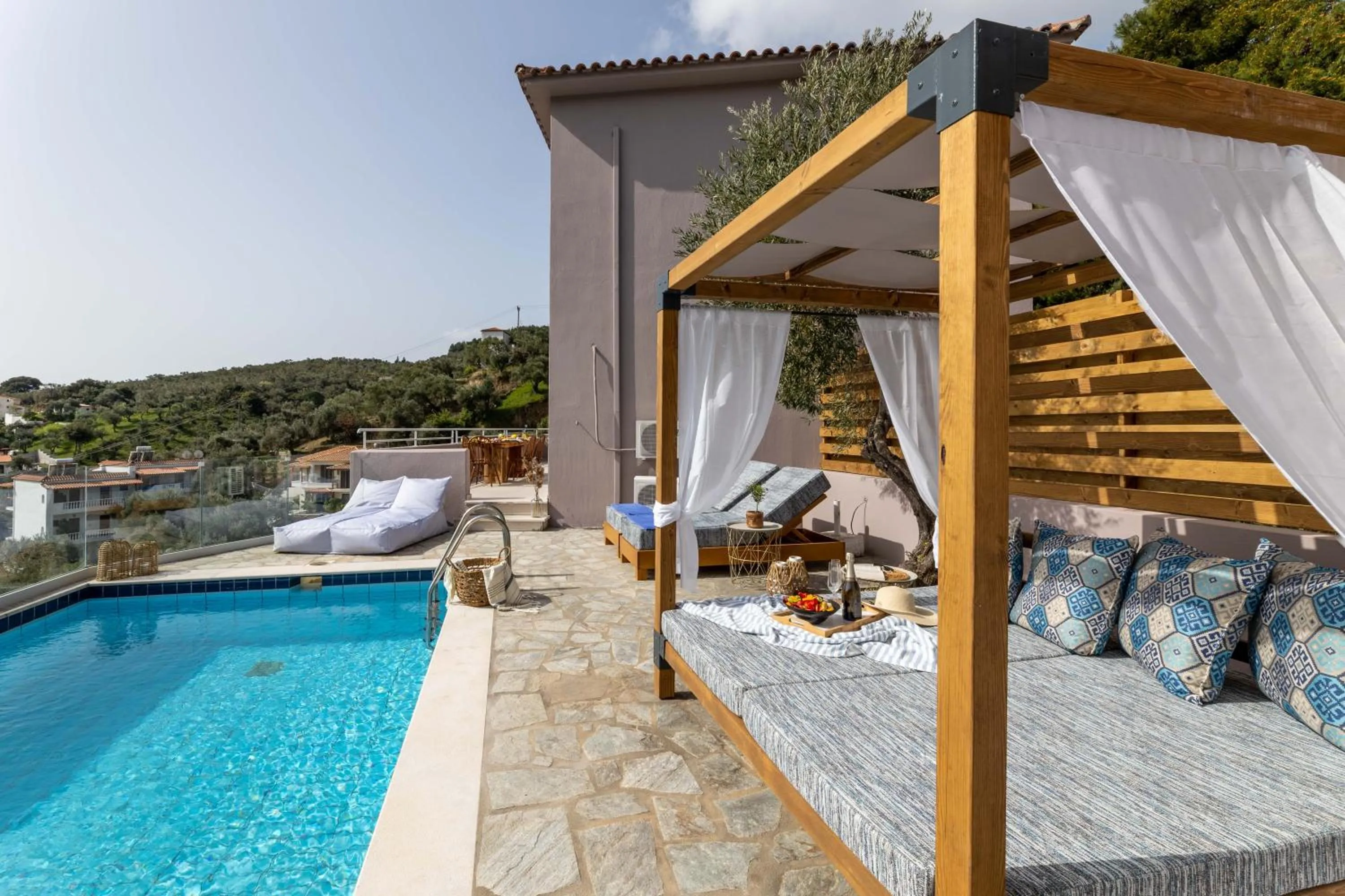 Swimming pool in Skiathos Avaton Suites & Villas, Philian Hotels and Resorts