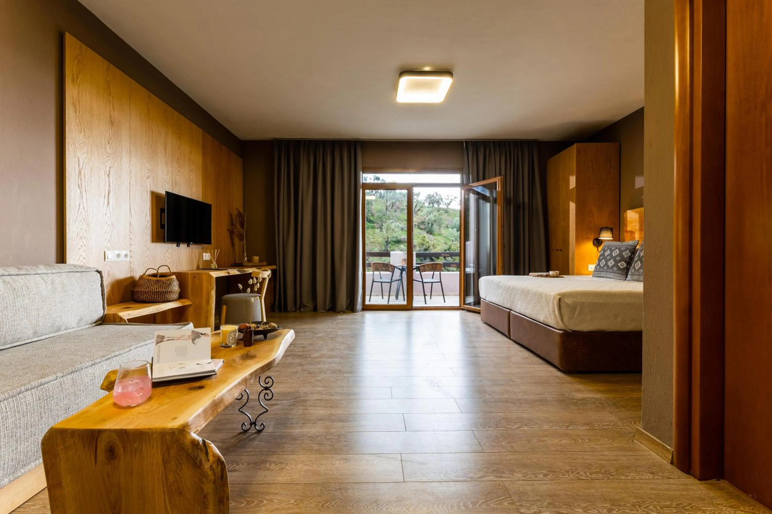 Photo of the whole room, Bed in Skiathos Avaton Suites & Villas, Philian Hotels and Resorts